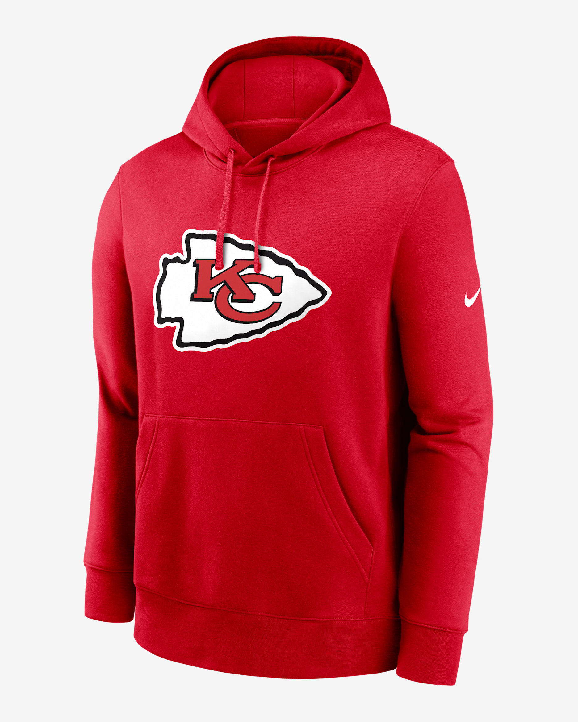 Sudadera con gorro sin cierre Nike de la NFL para hombre Kansas City Chiefs - Rojo universitario