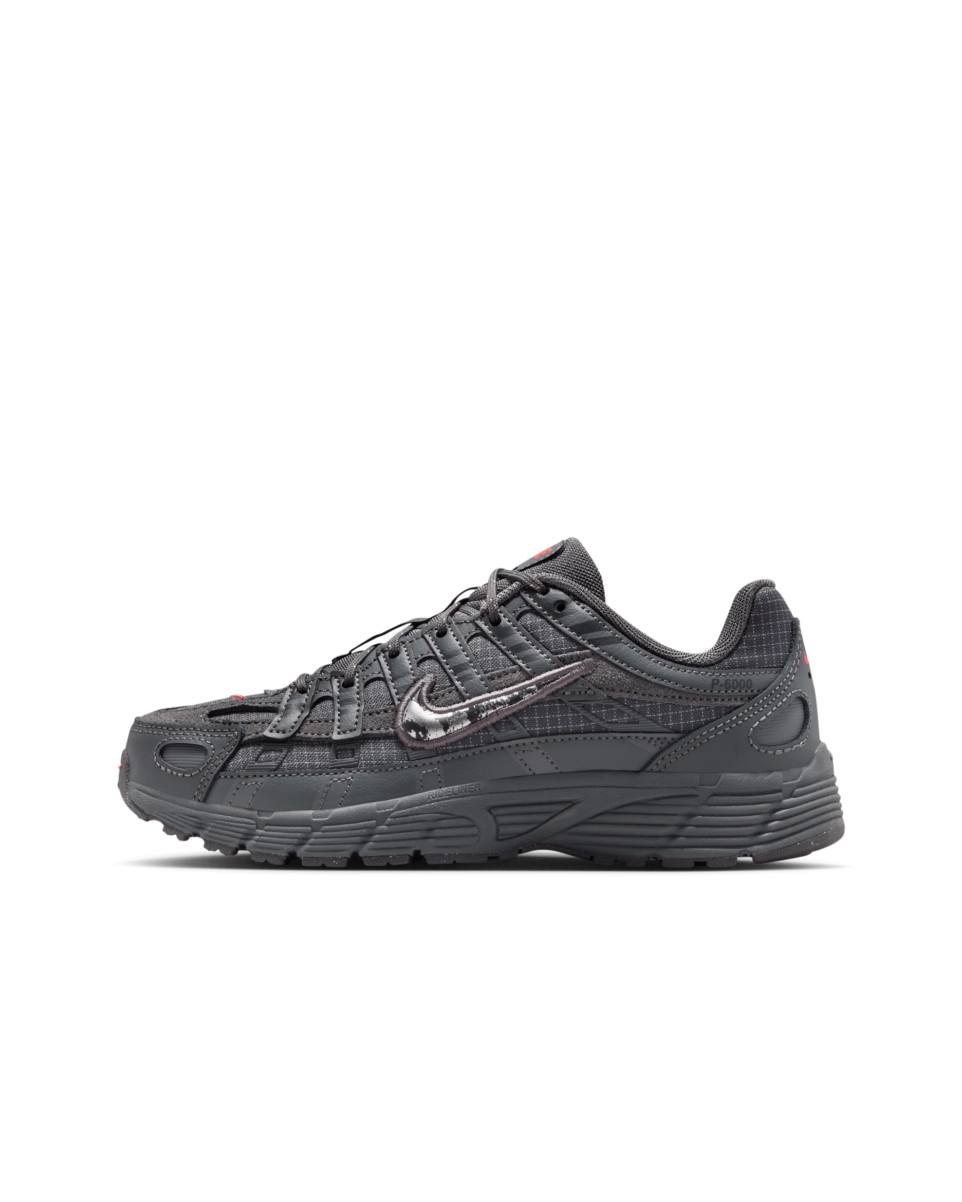Nike P-6000 Big Kids' (Boys') Shoes - Iron Grey/Dark Smoke Grey/Light Smoke Grey/Metallic Silver