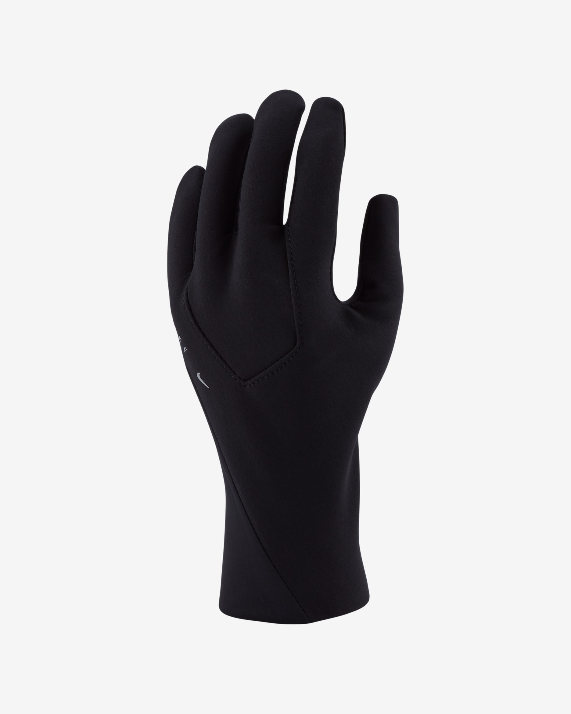 Guantes de running para mujer Nike Shield Phenom - Negro/Negro/Plata