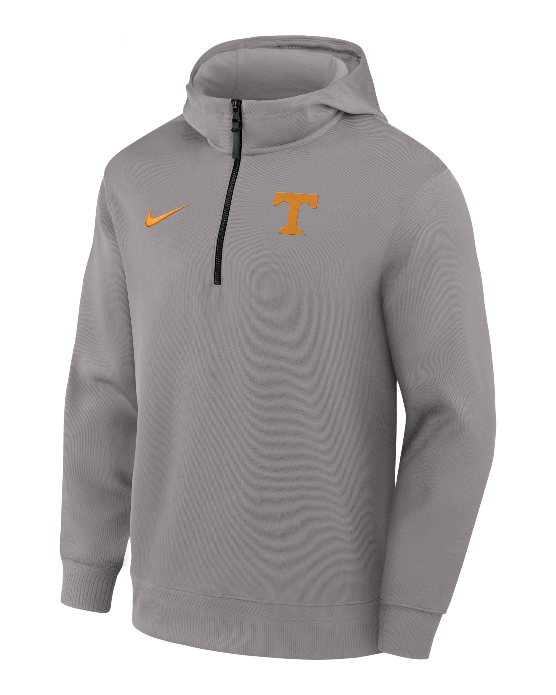 Tennessee Coaches Premium Men’s Nike Dri-FIT College 1/4-Zip Hoodie - Grey