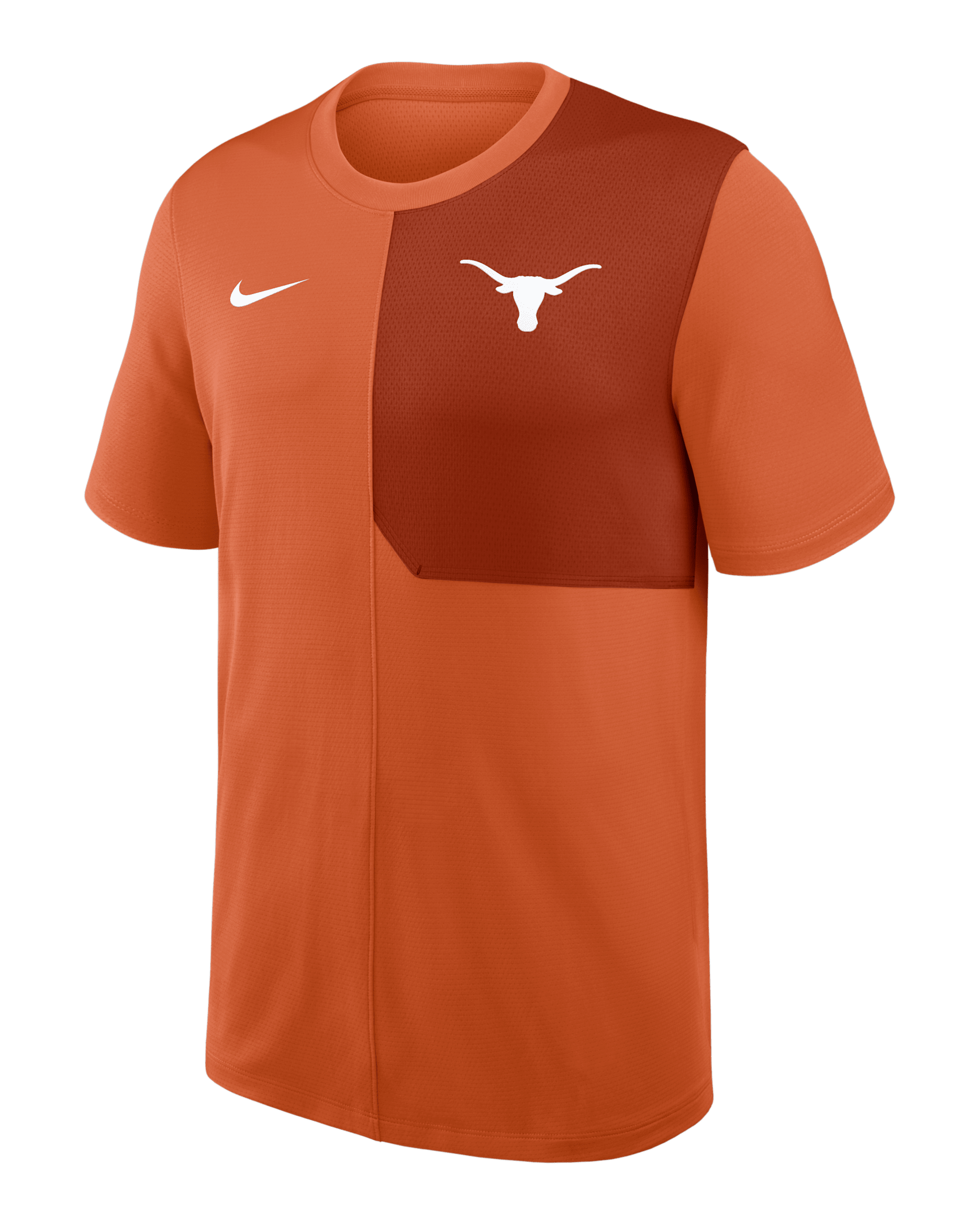 Texas Sideline Coach Men's Nike Dri-FIT College Top - Burnt Orange