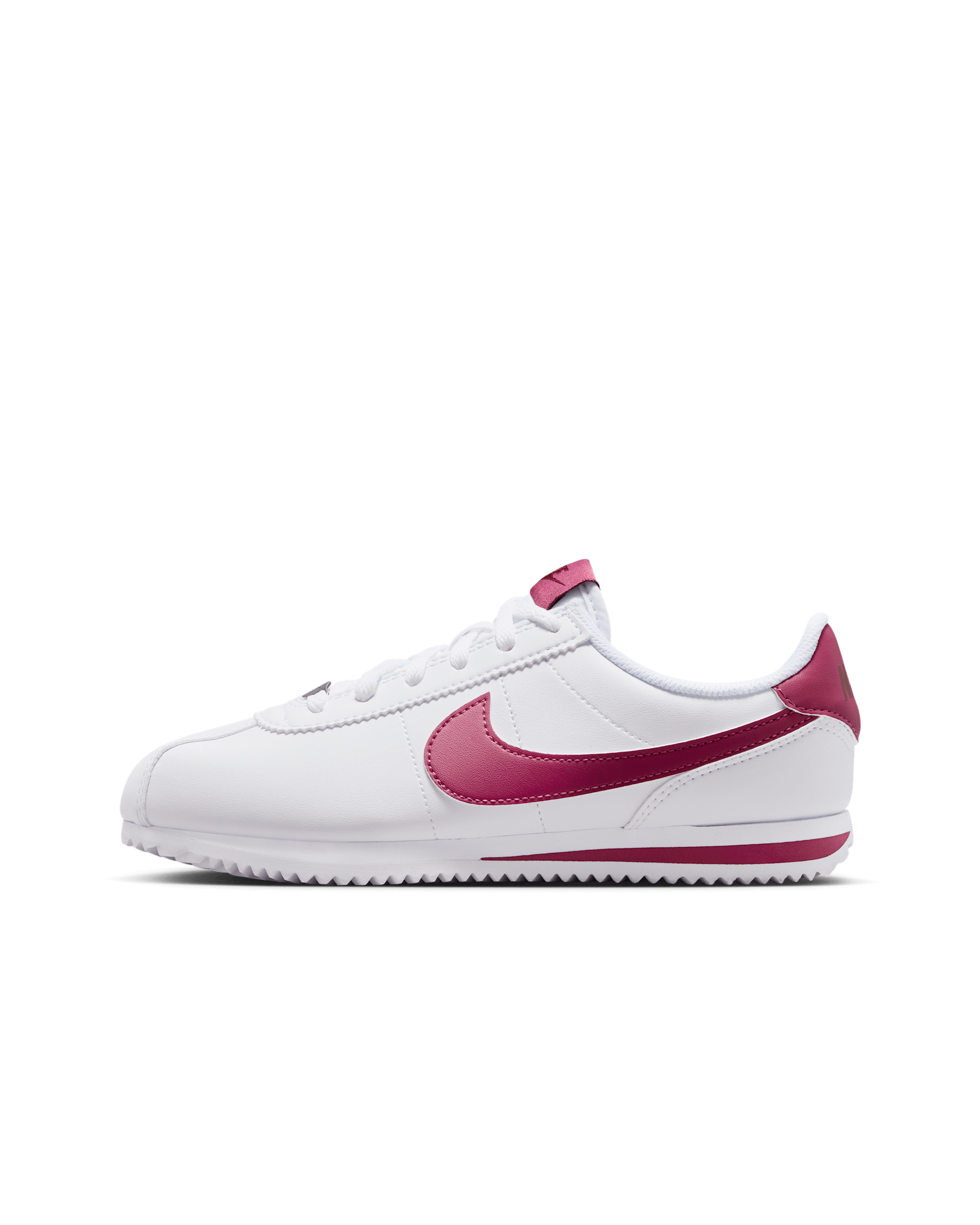 Tenis para niños grandes Nike Cortez - Blanco/Rojo team/Remolacha dulce