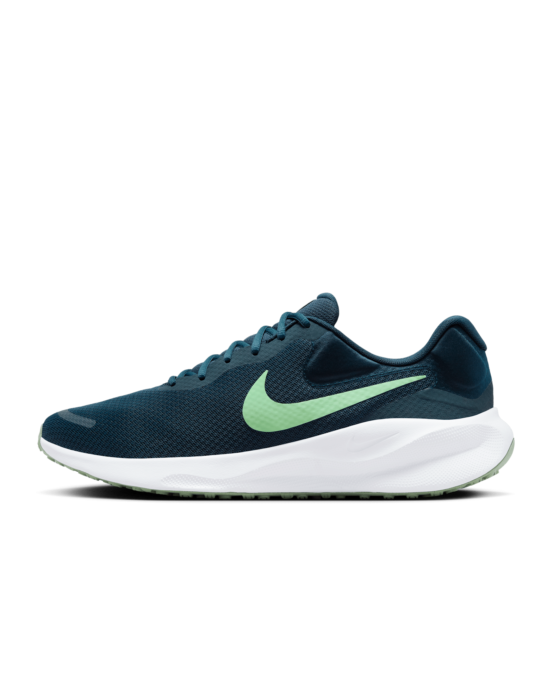 Nike Revolution 7 Men's Road Running Shoes - Armoury Navy/Photon Dust/Jade Horizon/Vapour Green
