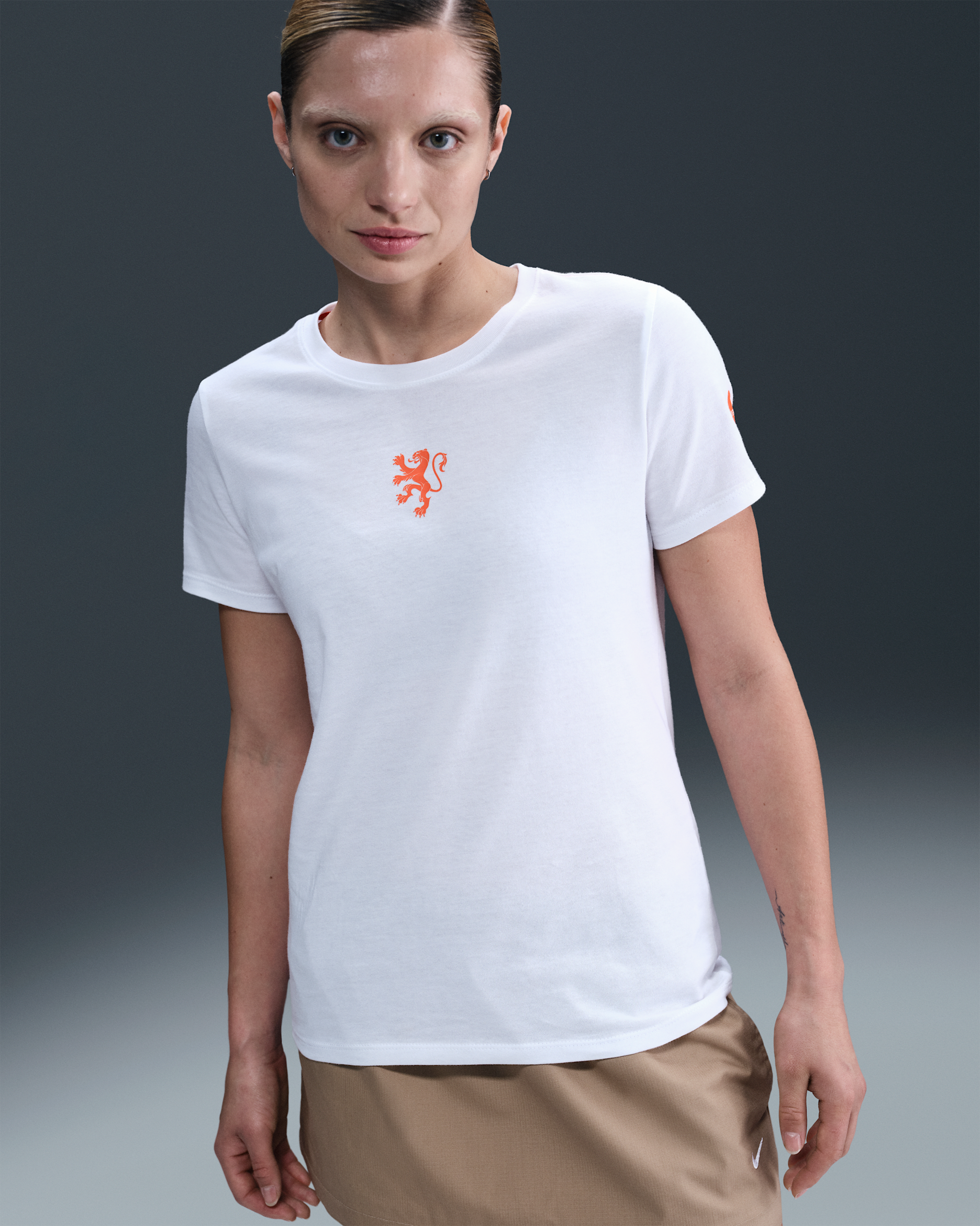 T-shirt Olanda Nike Football – Donna - Bianco
