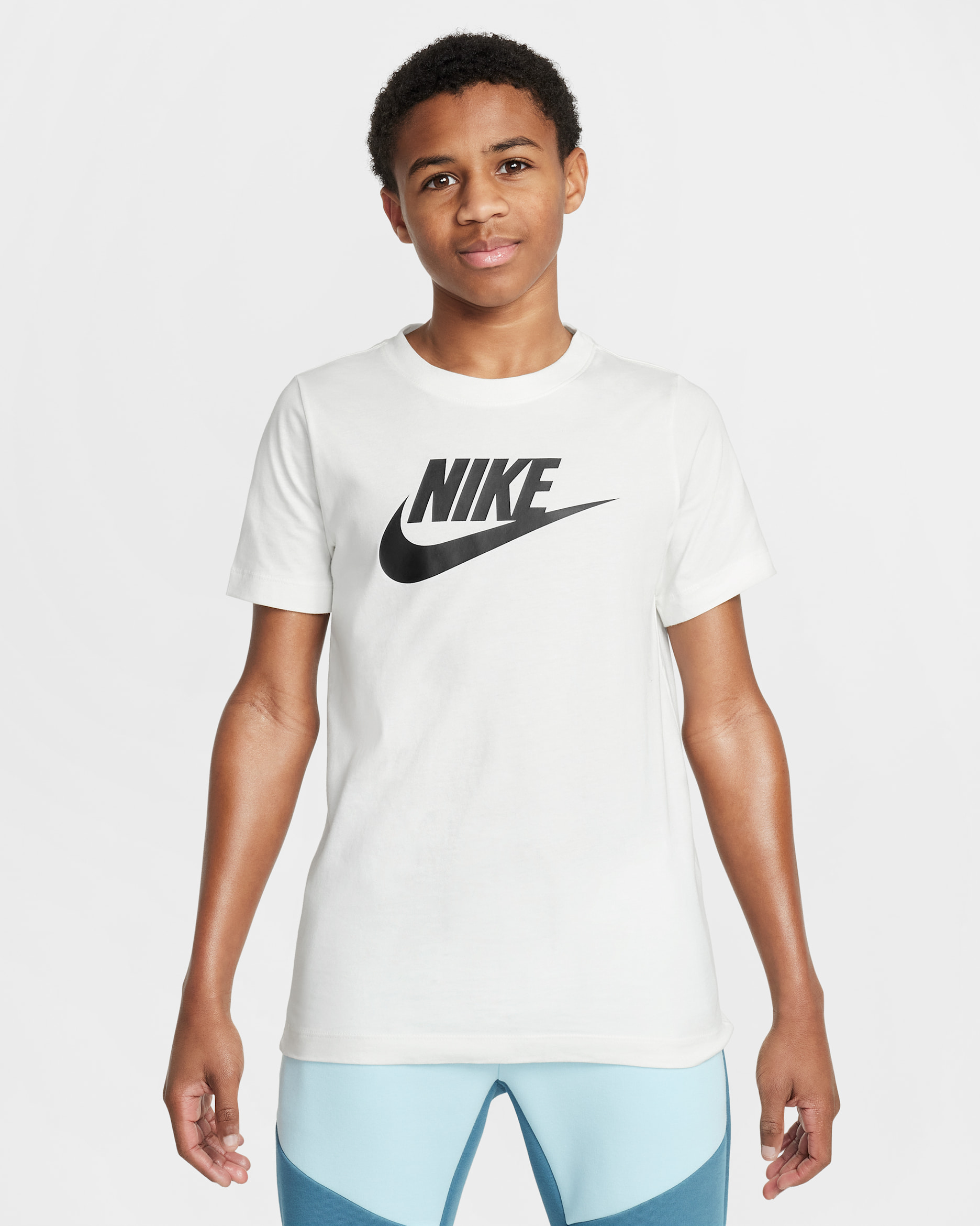 Nike Sportswear Big Kids' (Boys') T-Shirt - Sail