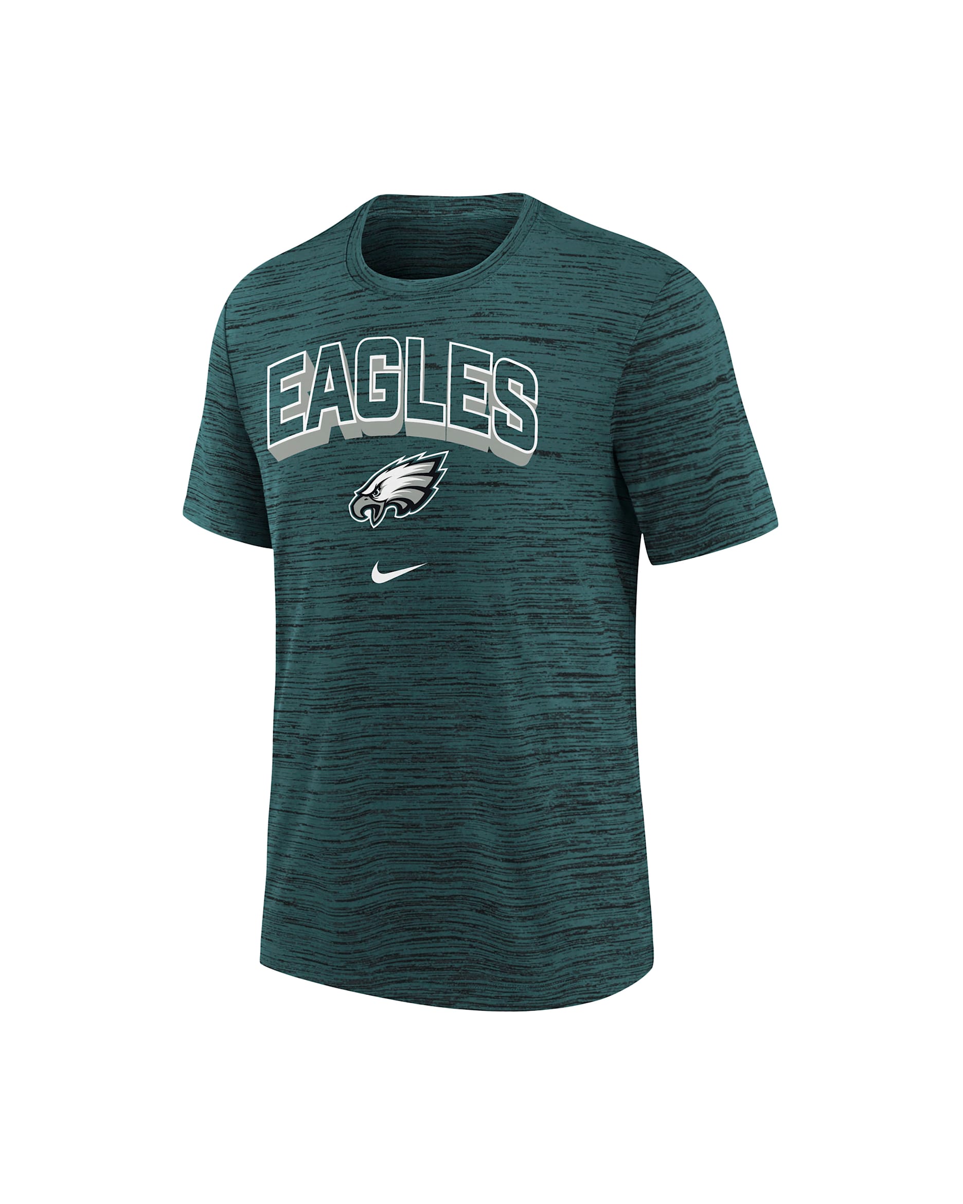 Philadelphia Eagles Sideline Velocity Big Kids’ Nike Dri-FIT NFL T-Shirt - Green