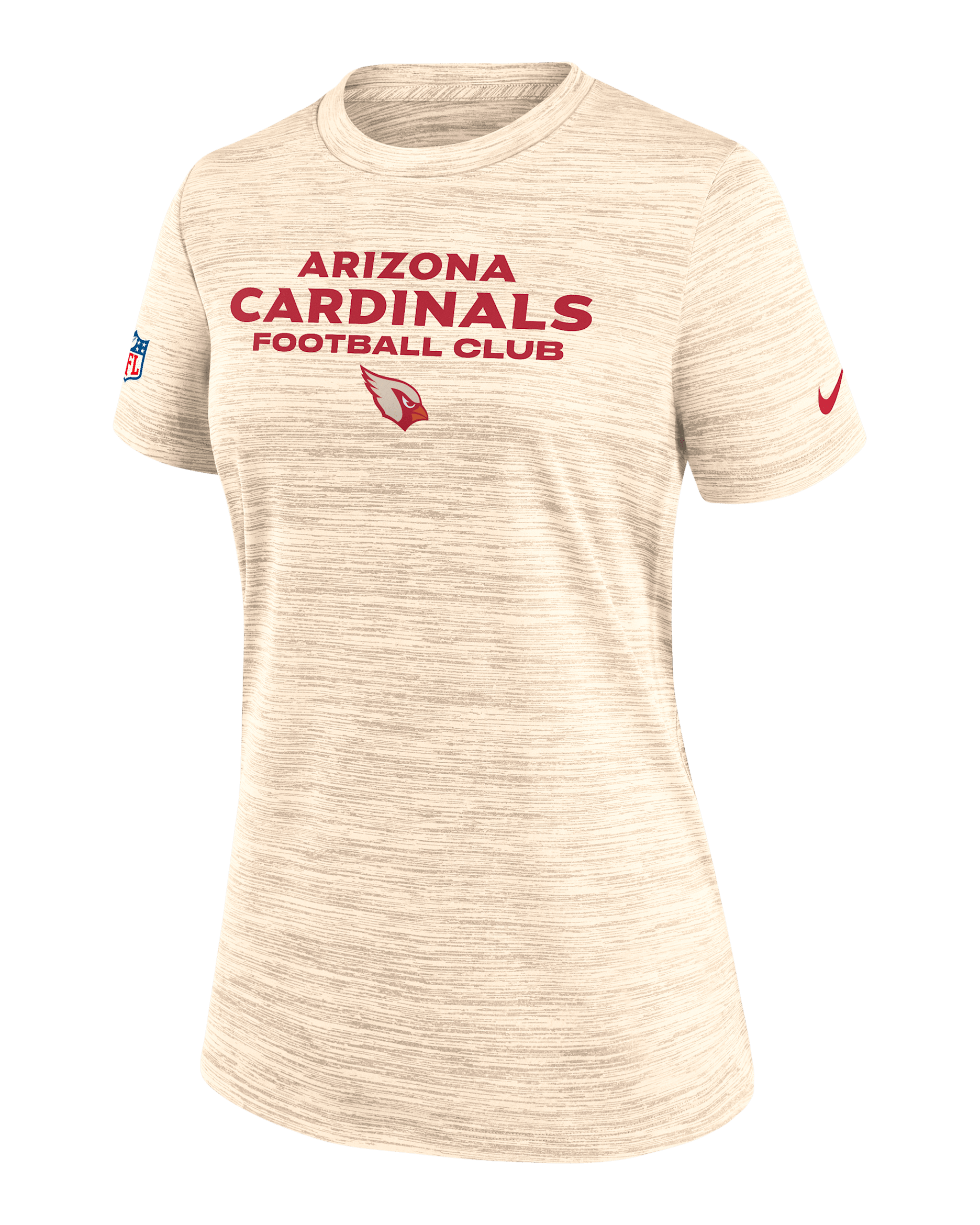 Arizona Cardinals Rivalries Collection Sideline Velocity Women's Nike Dri-FIT NFL T-Shirt - Natural