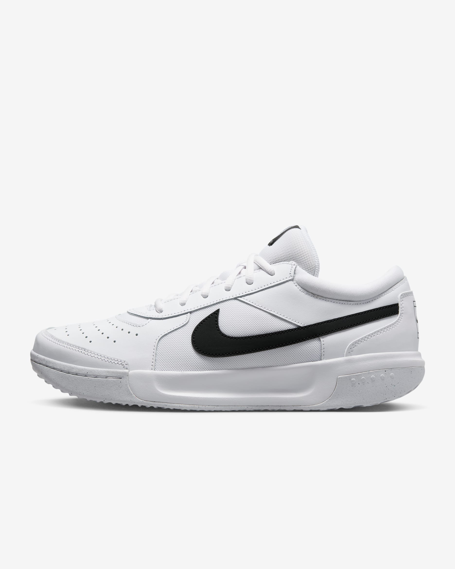 NikeCourt Air Zoom Lite 3 Men's Tennis Shoes - White/Black