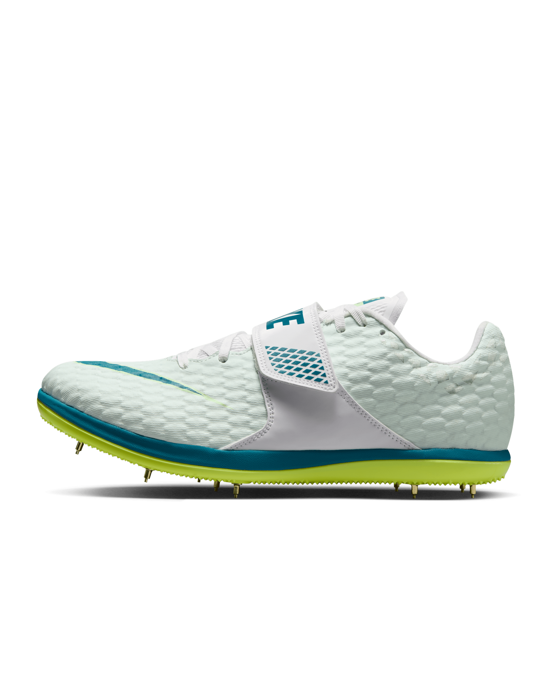 Nike High Jump Elite Track & Field-pigsko til spring - hvid/Barely Green/Vapor Green/Bright Spruce