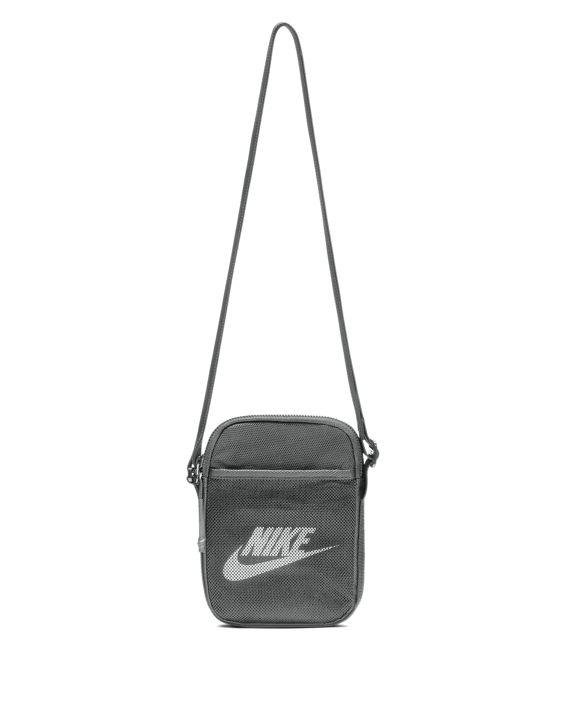 Nike Heritage Cross-Body Bag (Small, 1L) - Particle Grey/Particle Grey/White