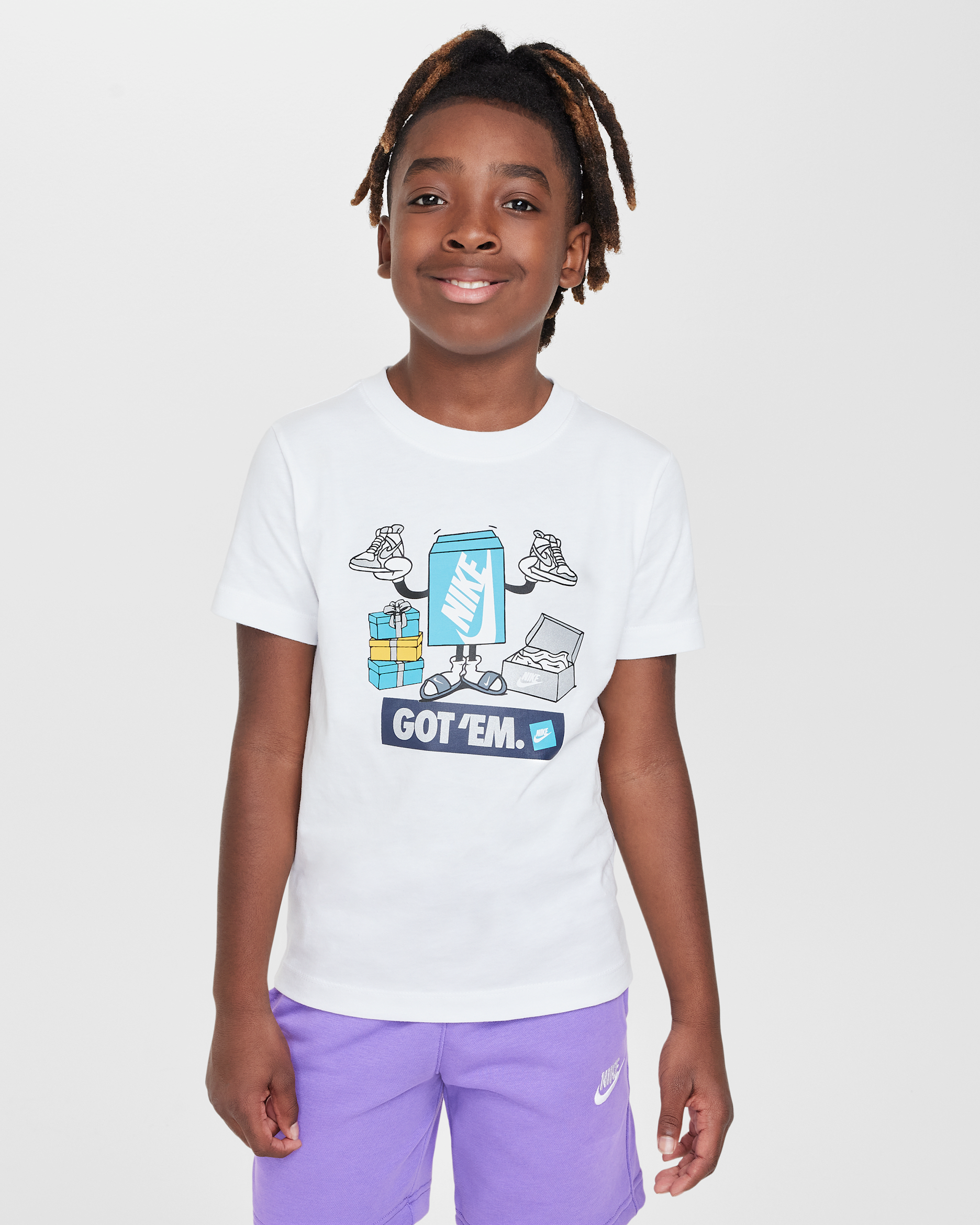 T-shirt Nike Sportswear pour ado - Blanc