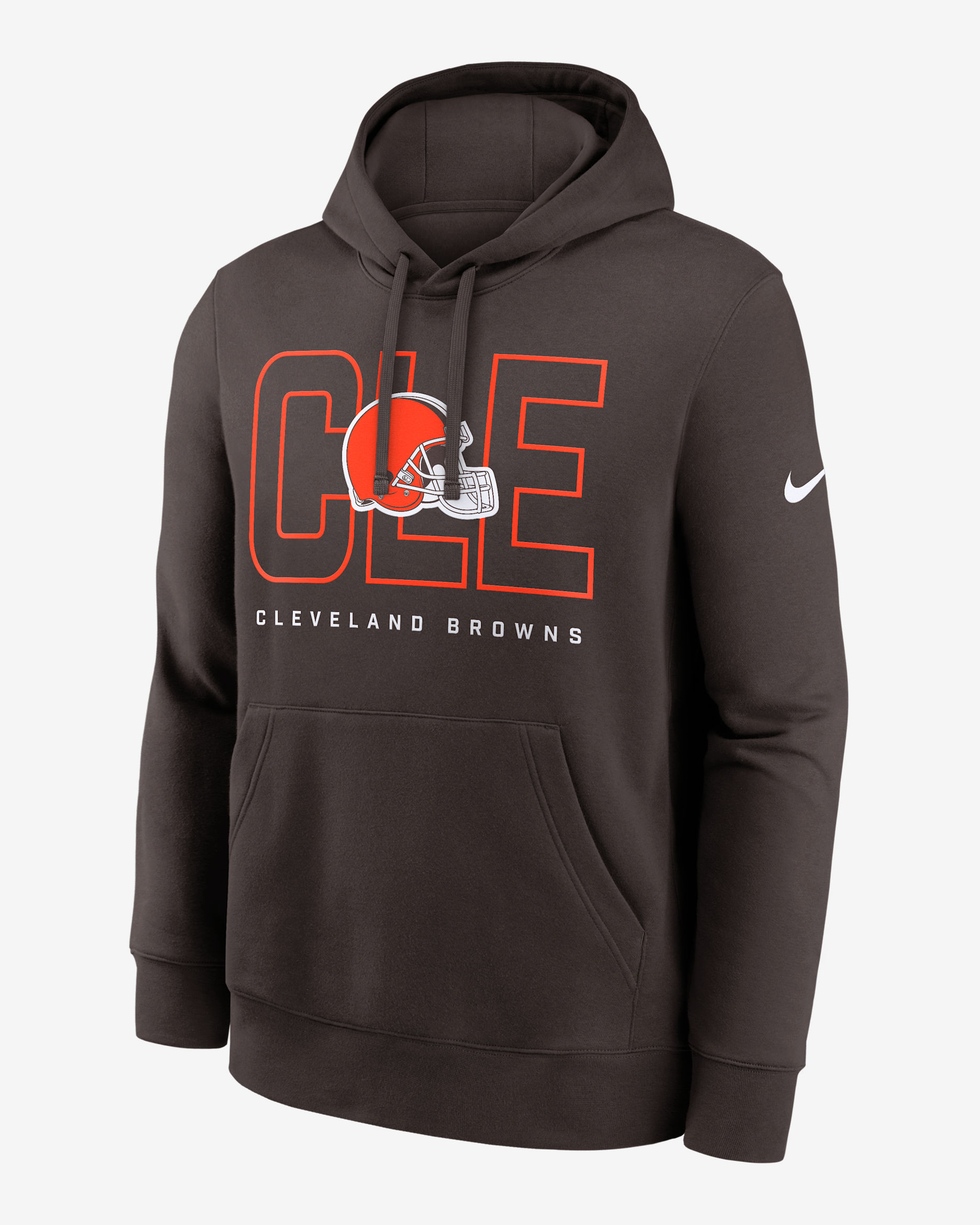 Cleveland Browns Busted Play Club Men's Nike NFL Pullover Hoodie - Brown