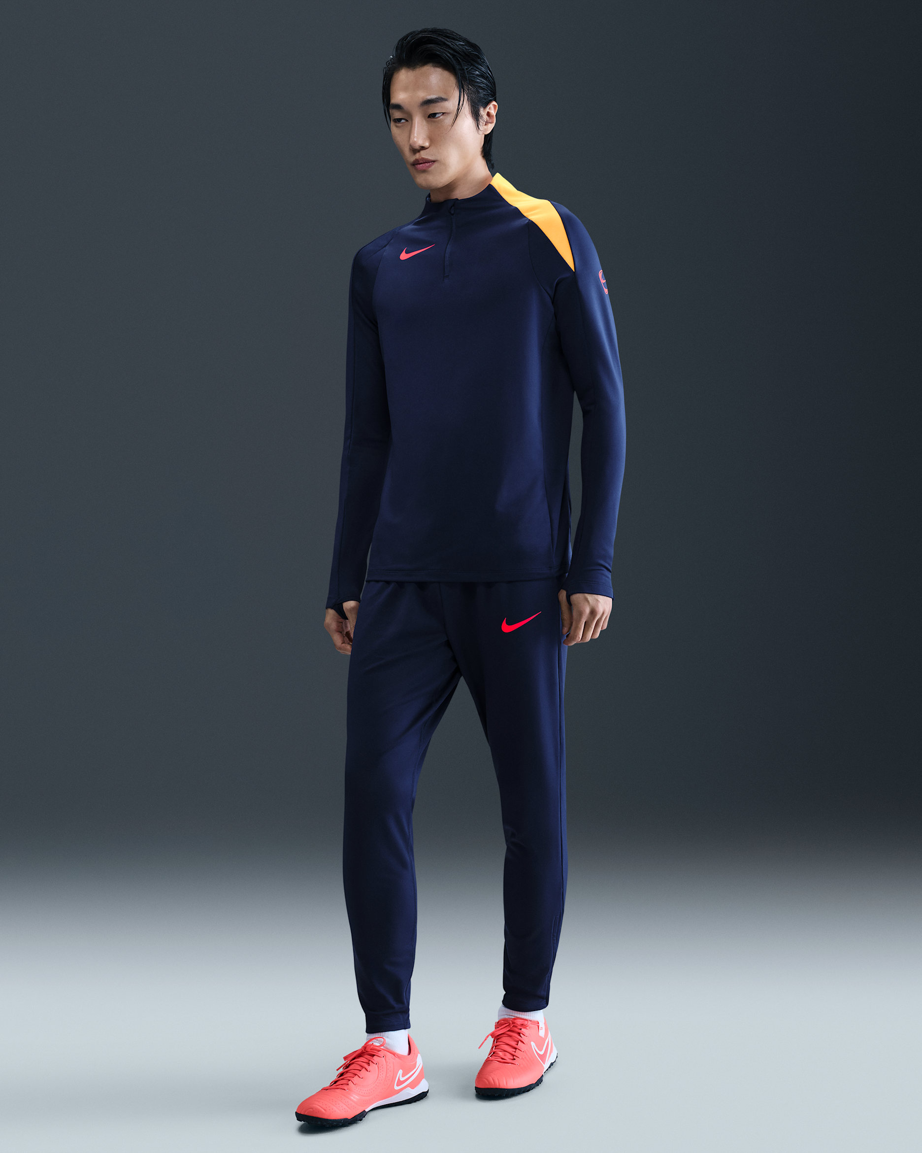 Nike Strike Men's Dri-FIT Football Pants - Blue Void/Blue Void/Laser Orange/Bright Crimson