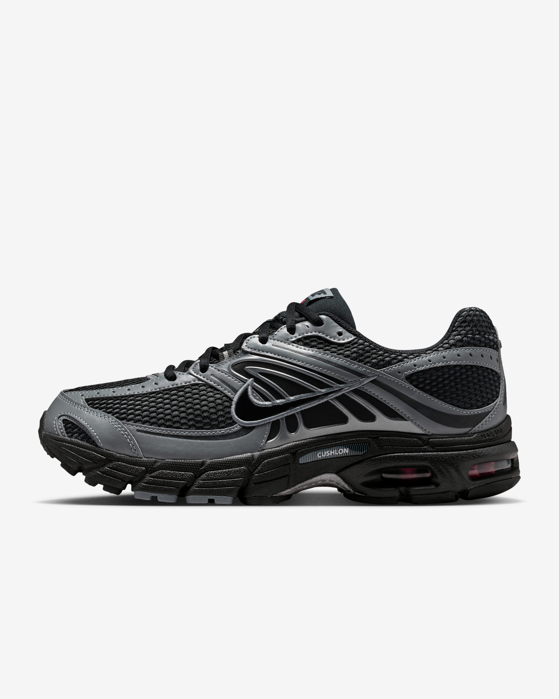 Nike Air Max Moto 2K Men's Shoes - Black/Cool Grey/Light Crimson/Black