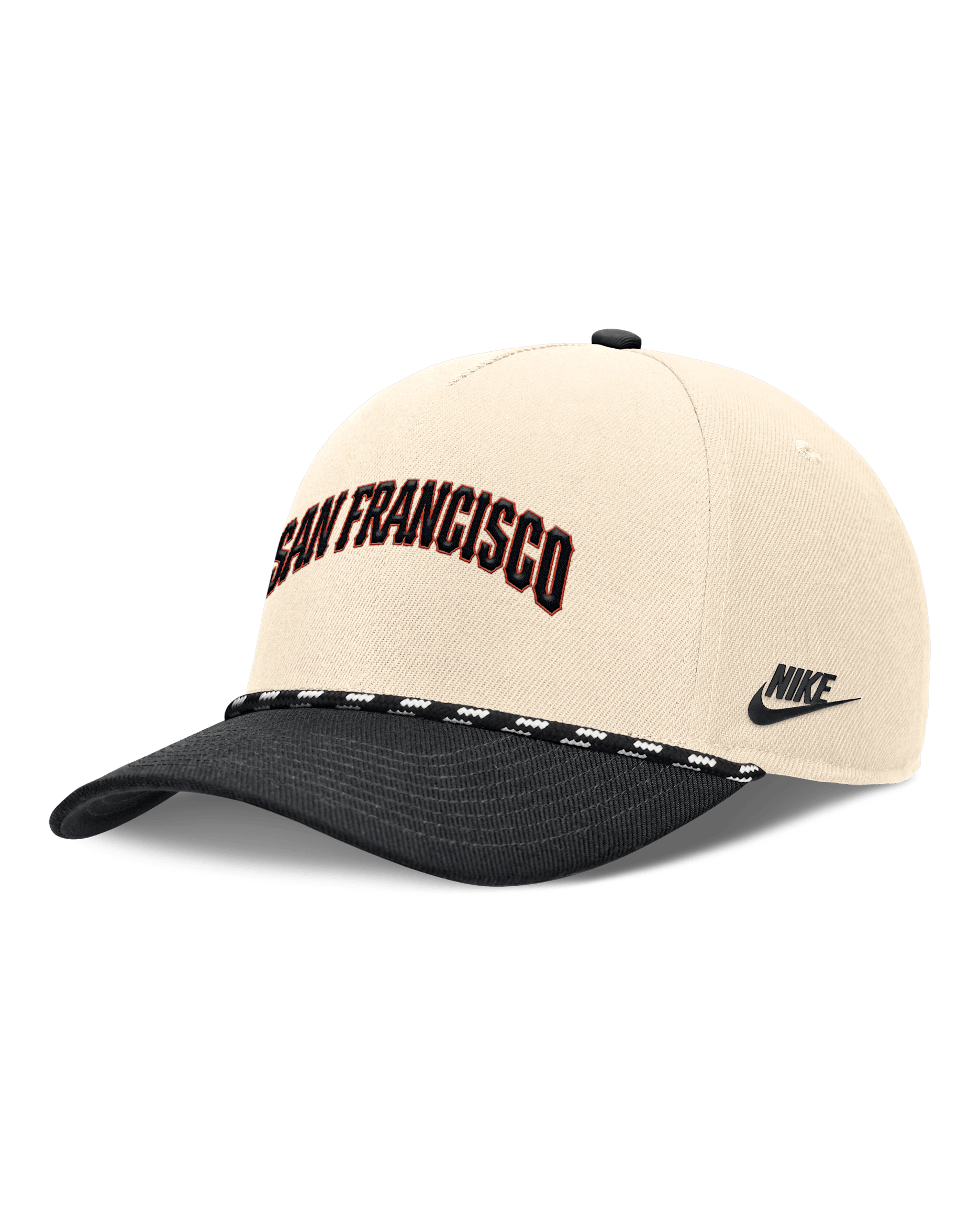 San Francisco Giants Rise Men's Nike MLB Adjustable Hat - Natural