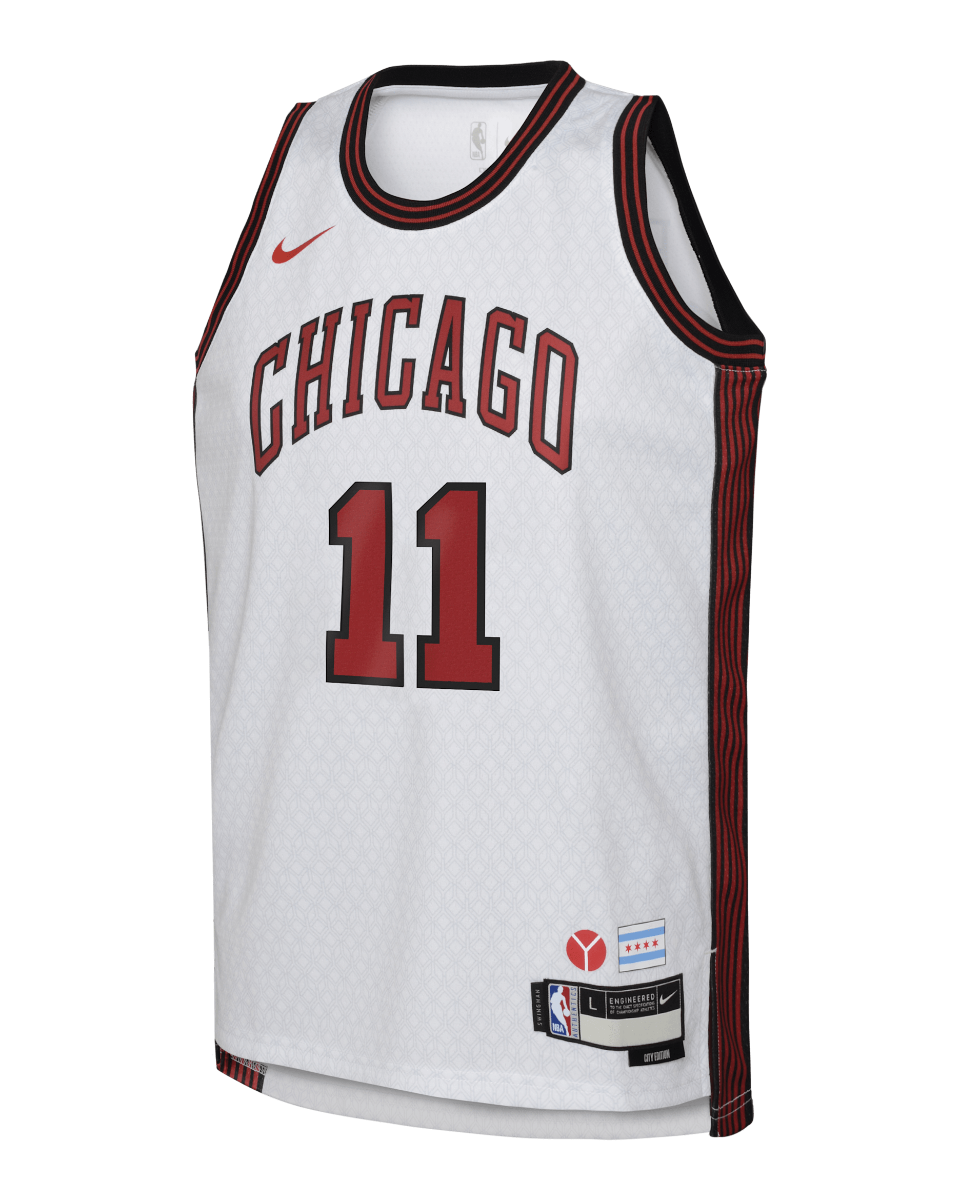 Demar Derozan Chicago Bulls City Edition Nike Dri-FIT NBA Swingman Jersey för ungdom - Vit