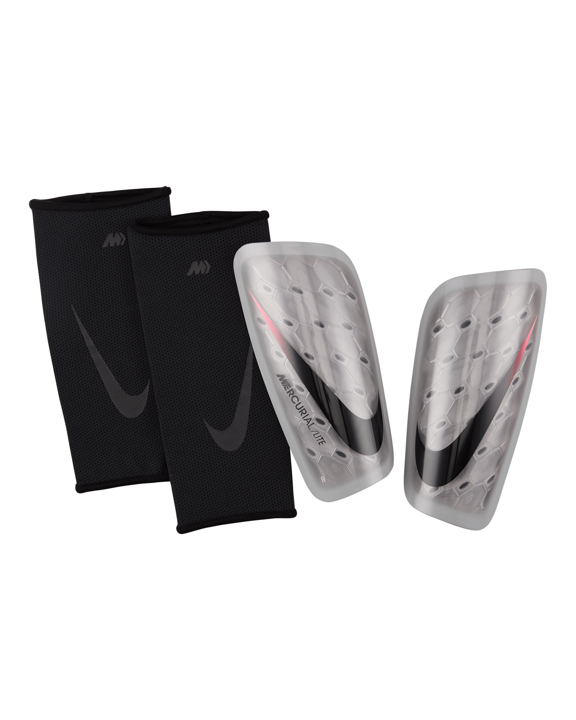 Nike Mercurial Lite Elite Football Shinguards - Atmosphere Grey/Grey/Black
