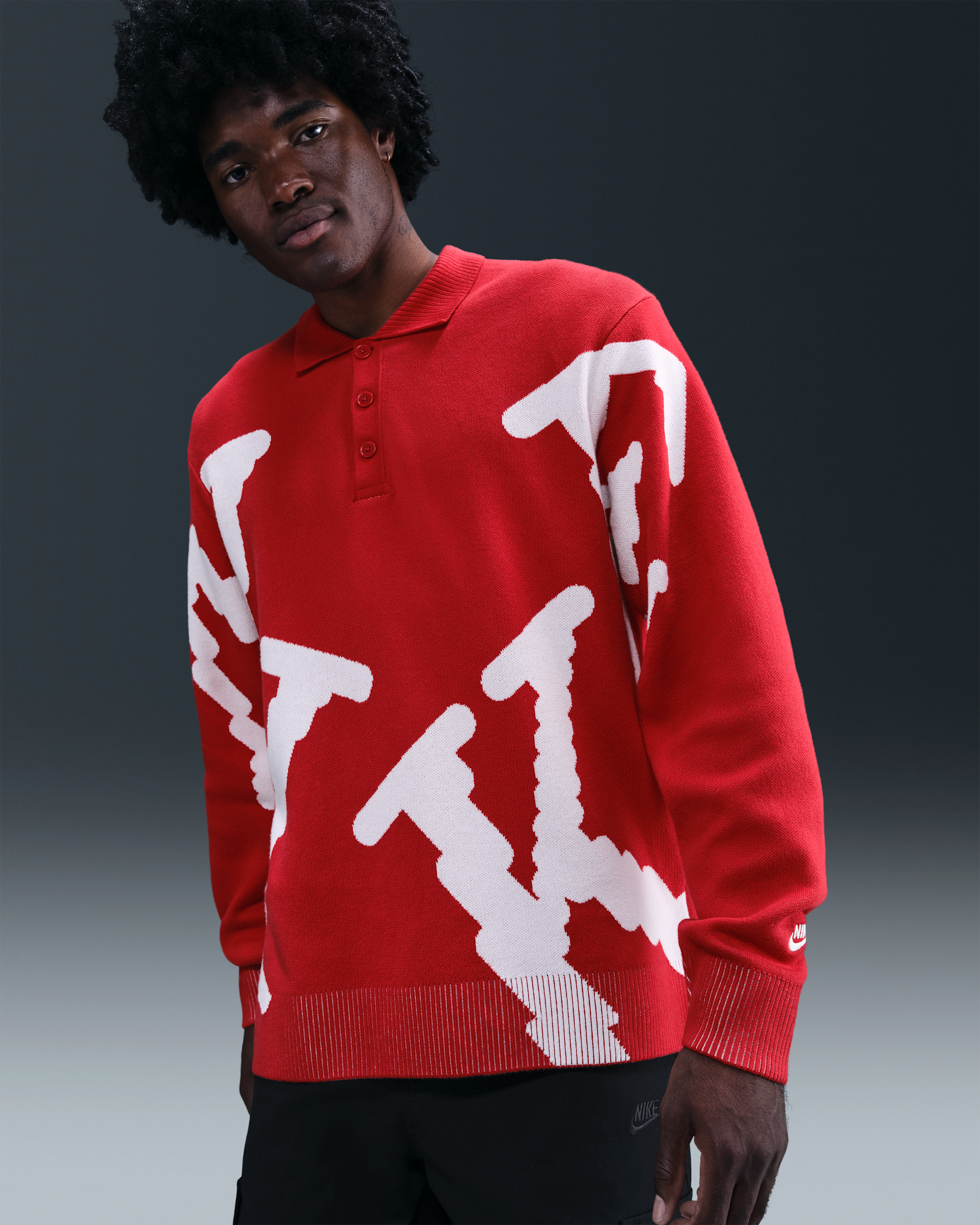 Nike Sportswear Club Erkek Ragbi Üstü - University Red/Sail/Sail