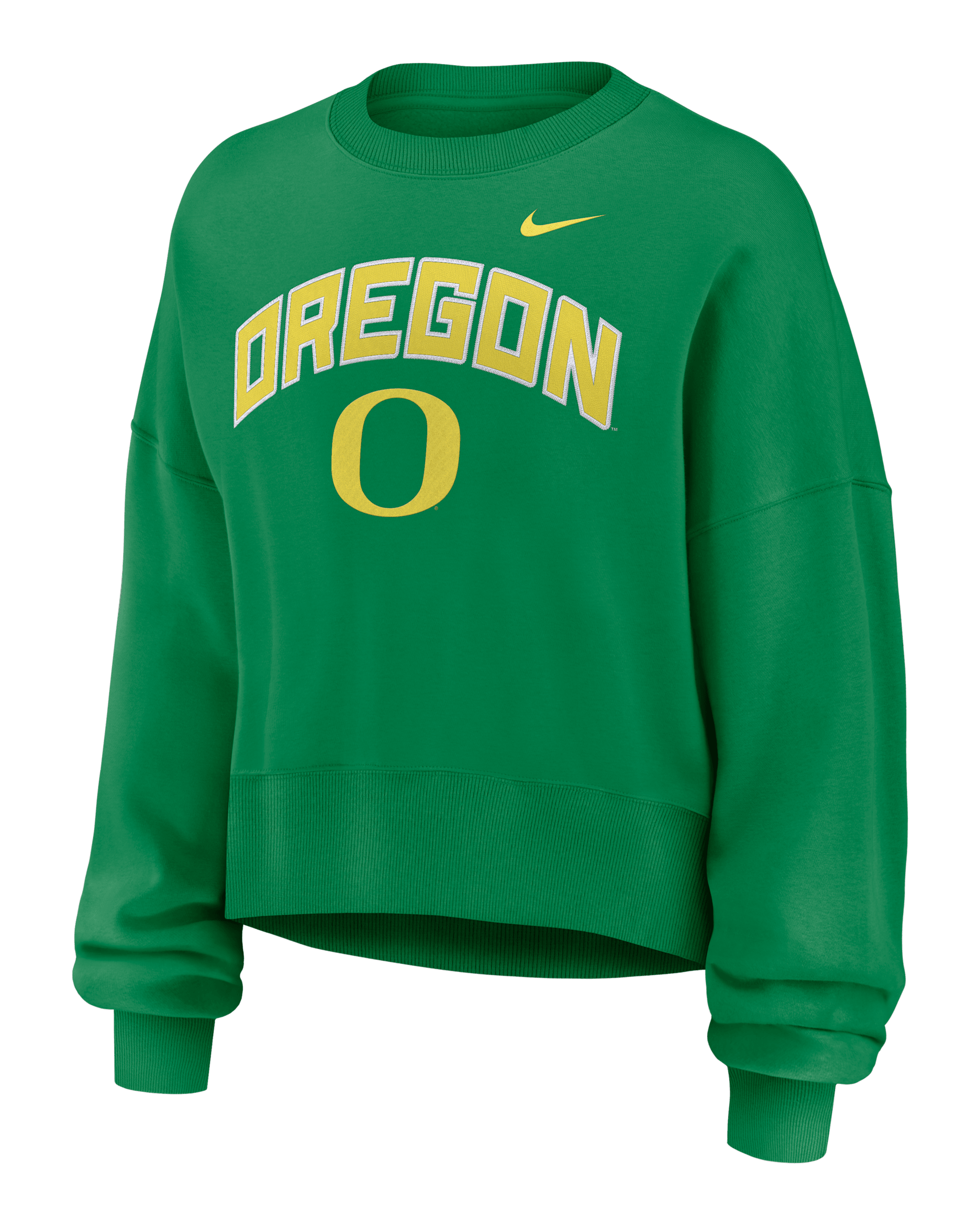Oregon Phoenix Arch Women's Nike College Pullover Crew - Apple Green