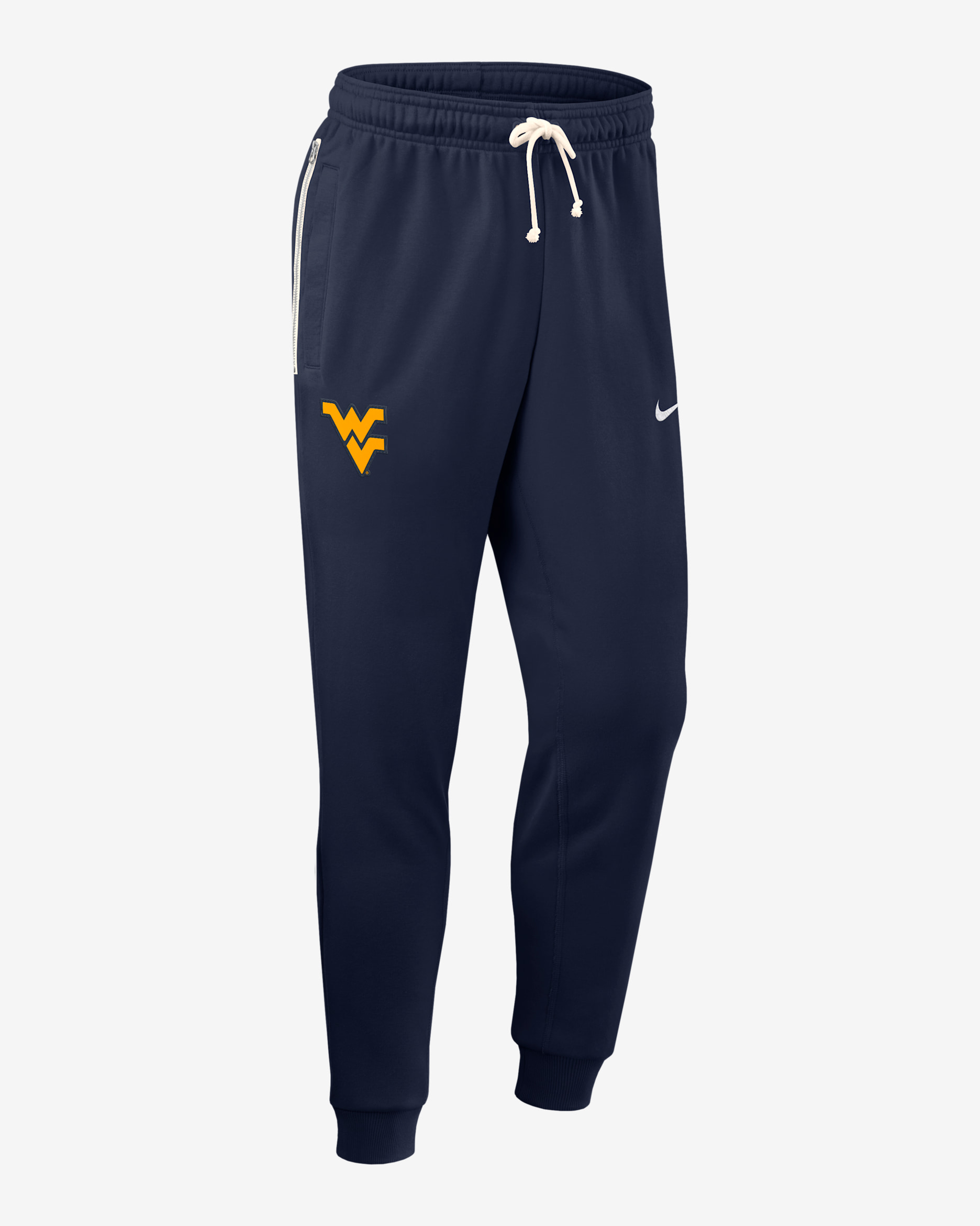 West Virginia Sideline Men's Nike Dri-FIT College Taper Pants - Navy