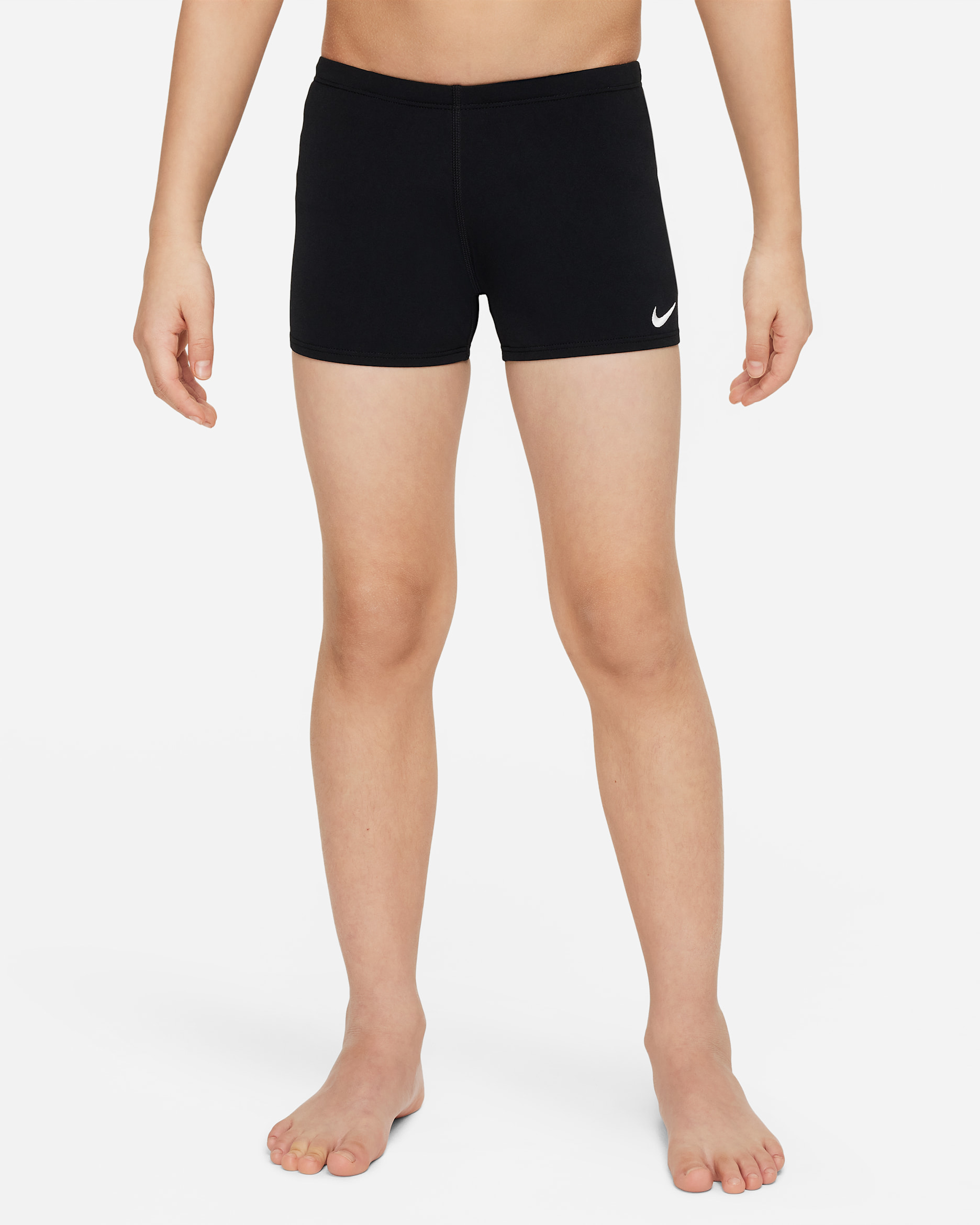 Nike Swim HydraStrong Solid Big Kids' (Boys') Square-Leg Jammer - Black