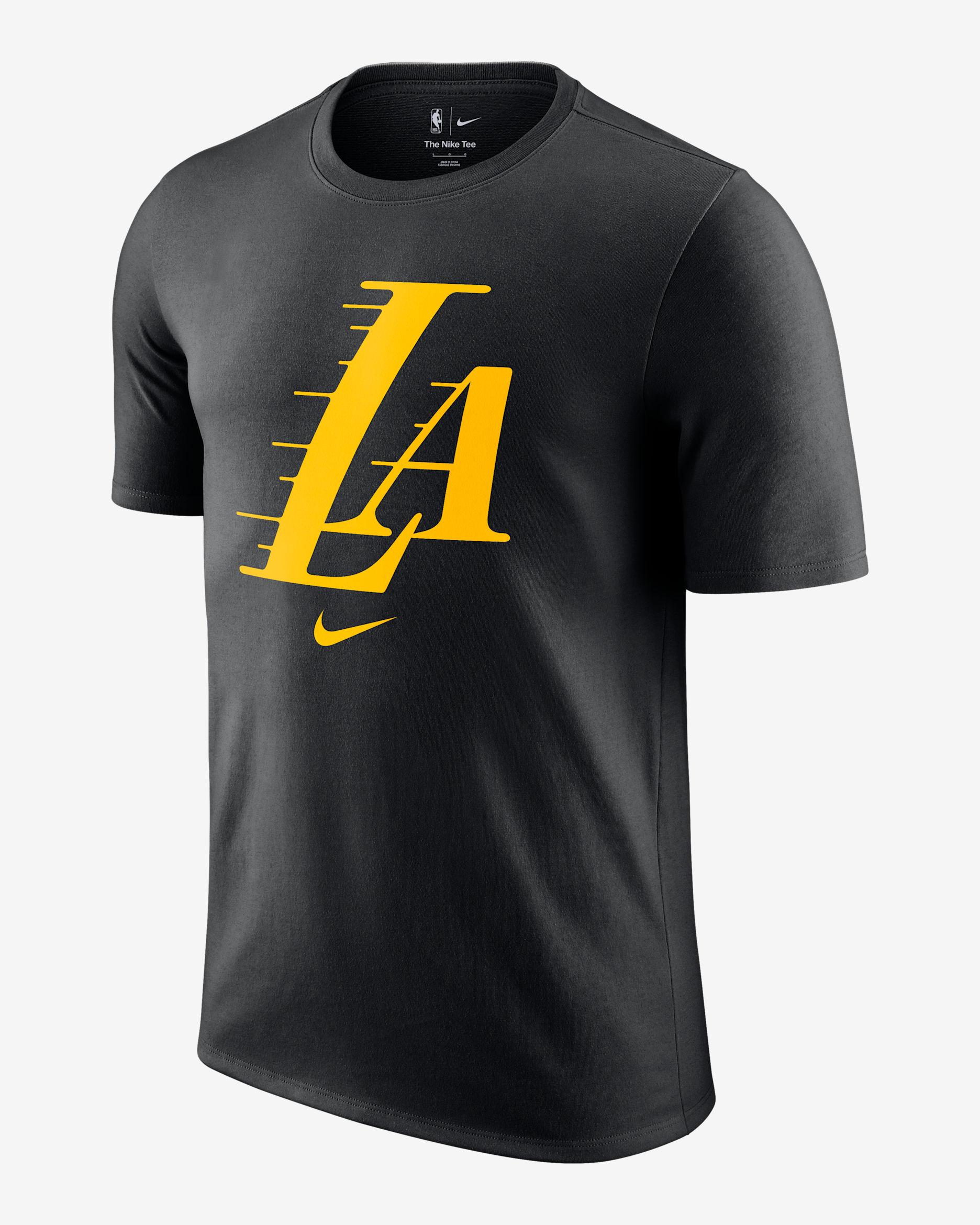 Los Angeles Lakers Essential City Edition Nike NBA-T-shirt til mænd - sort