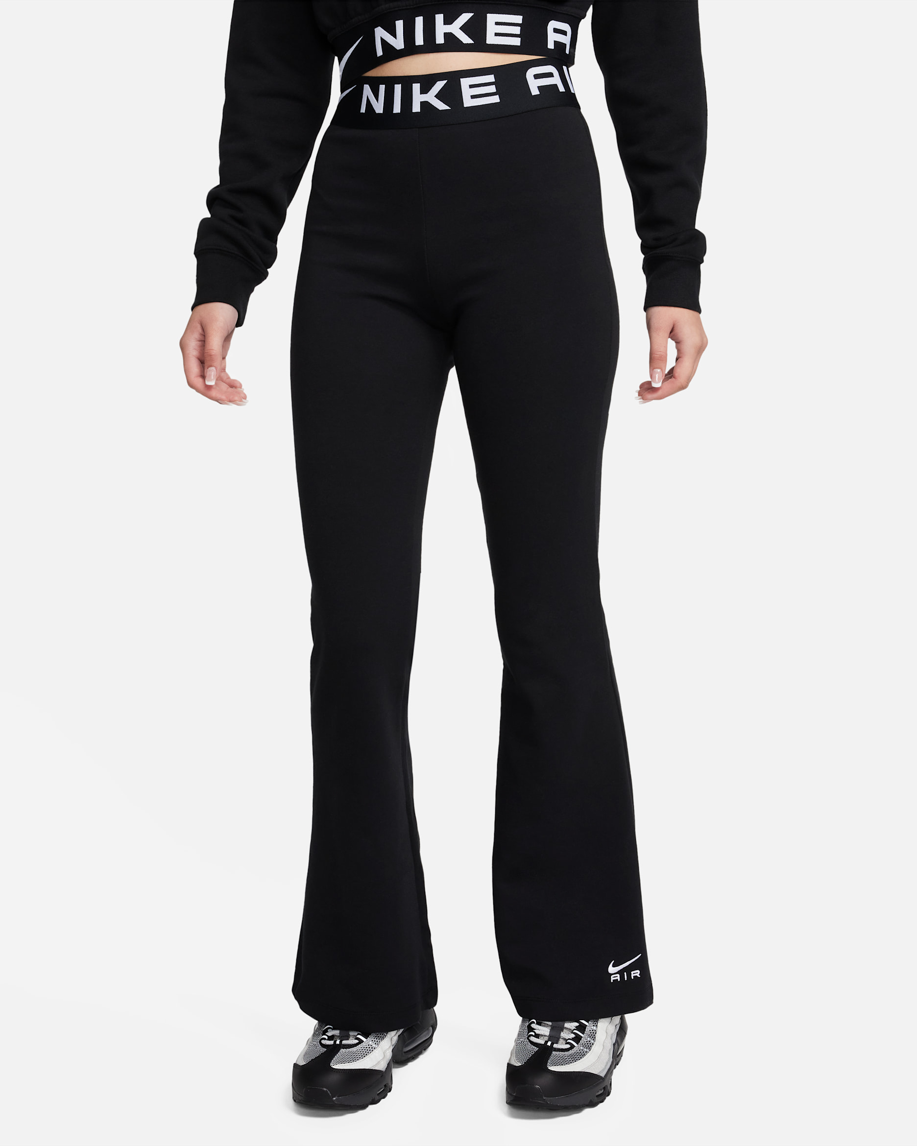 Nike Sportswear Air Women's High-Rise Leggings - Black/White
