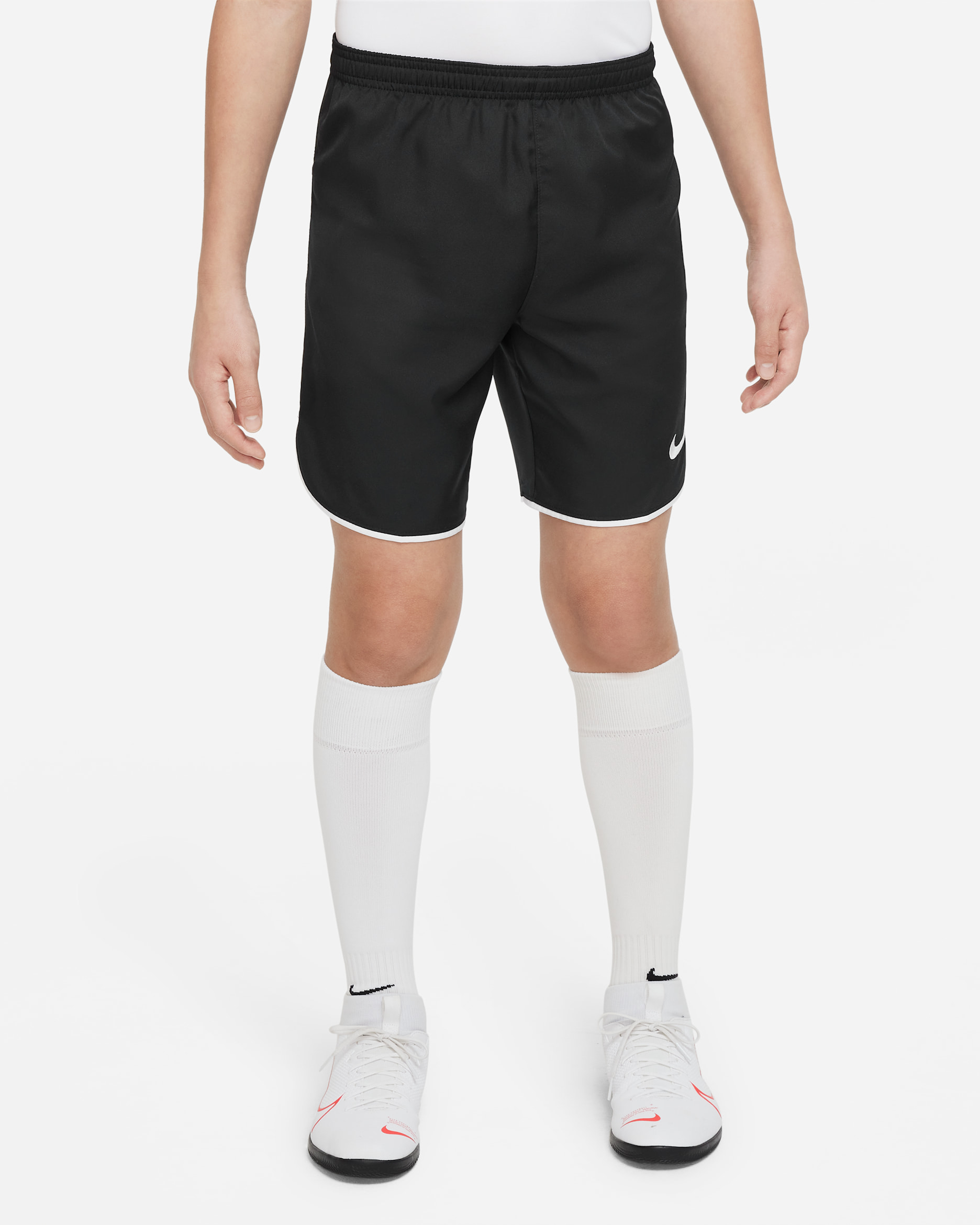 ナイキ Dri-FIT ジュニア サッカーショートパンツ - ブラック/ホワイト/ホワイト