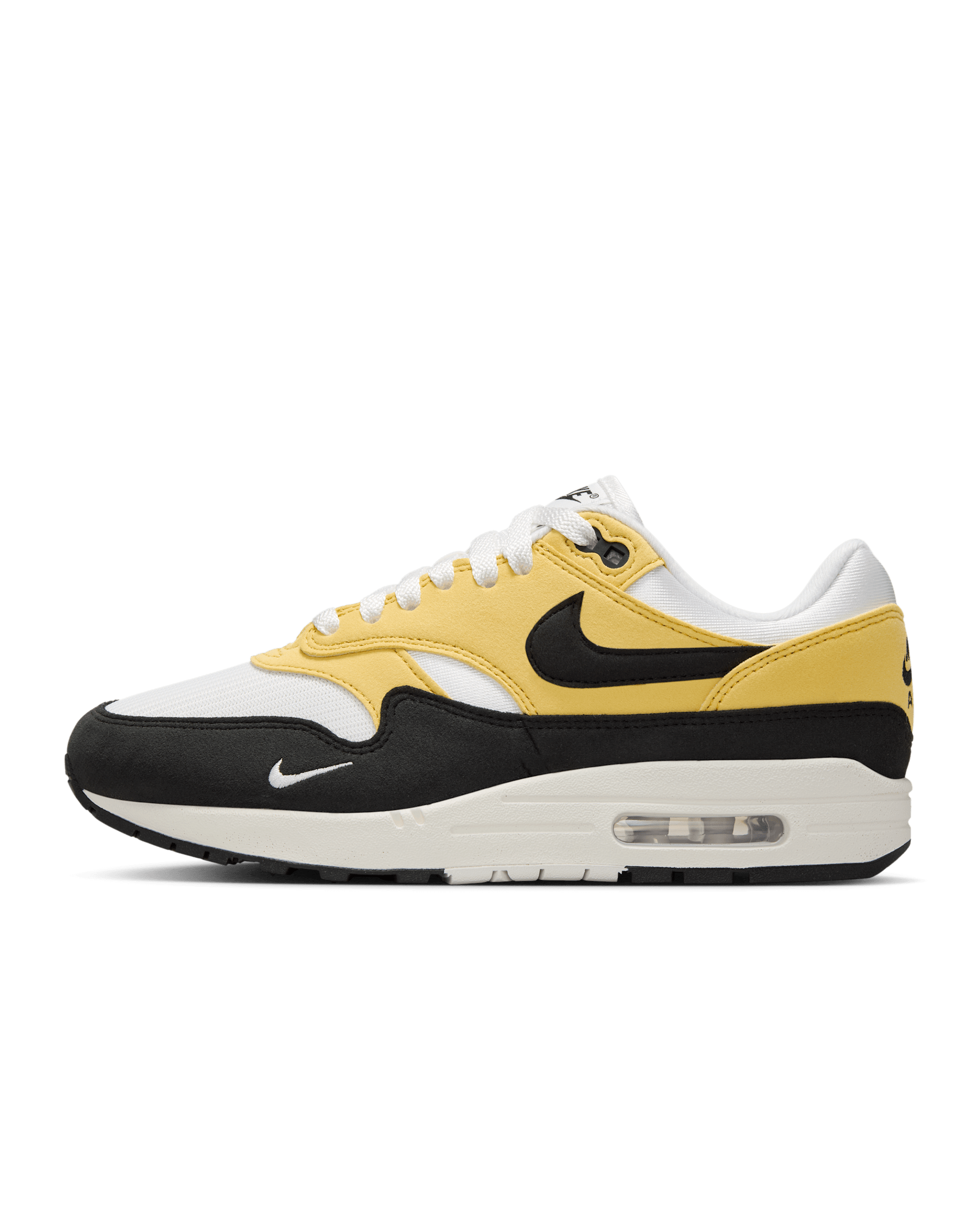 Nike Air Max 1 '87 Textile Women's Shoes - Saturn Gold/Summit White/Sail/Black