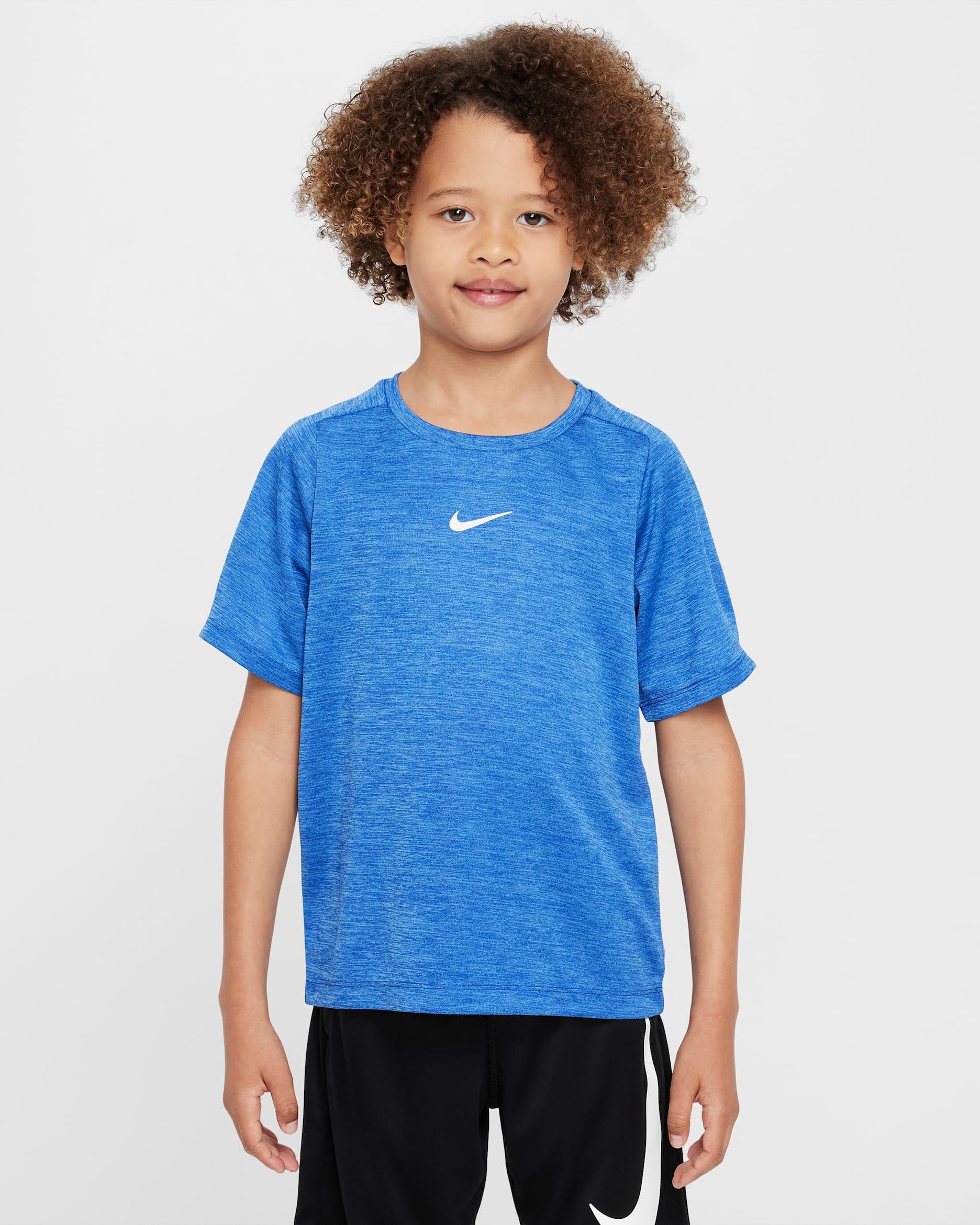 Nike Dri-FIT Little Kids' Multi Short Sleeve Top - Game Royal