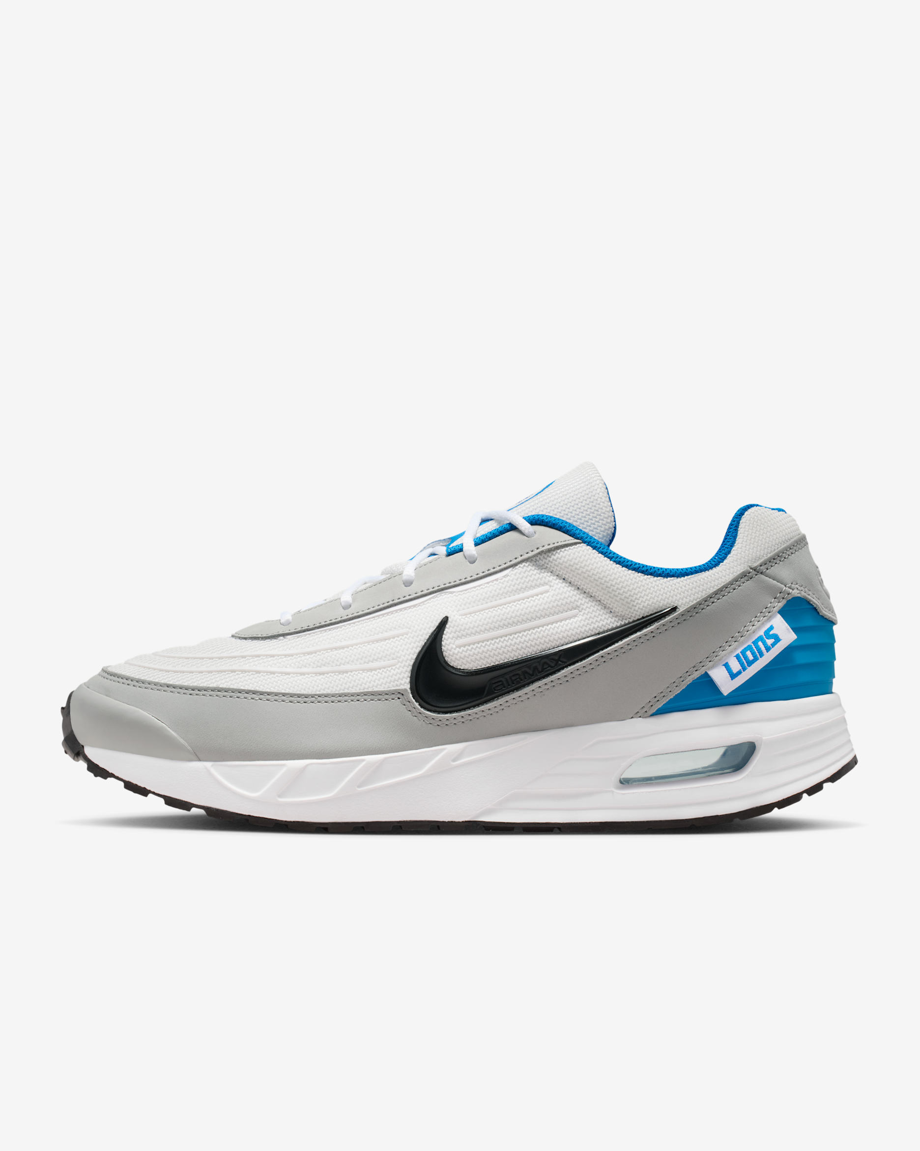 Detroit Lions Air Max Verse Men's Nike NFL Shoes - White/Blue Spark/Black