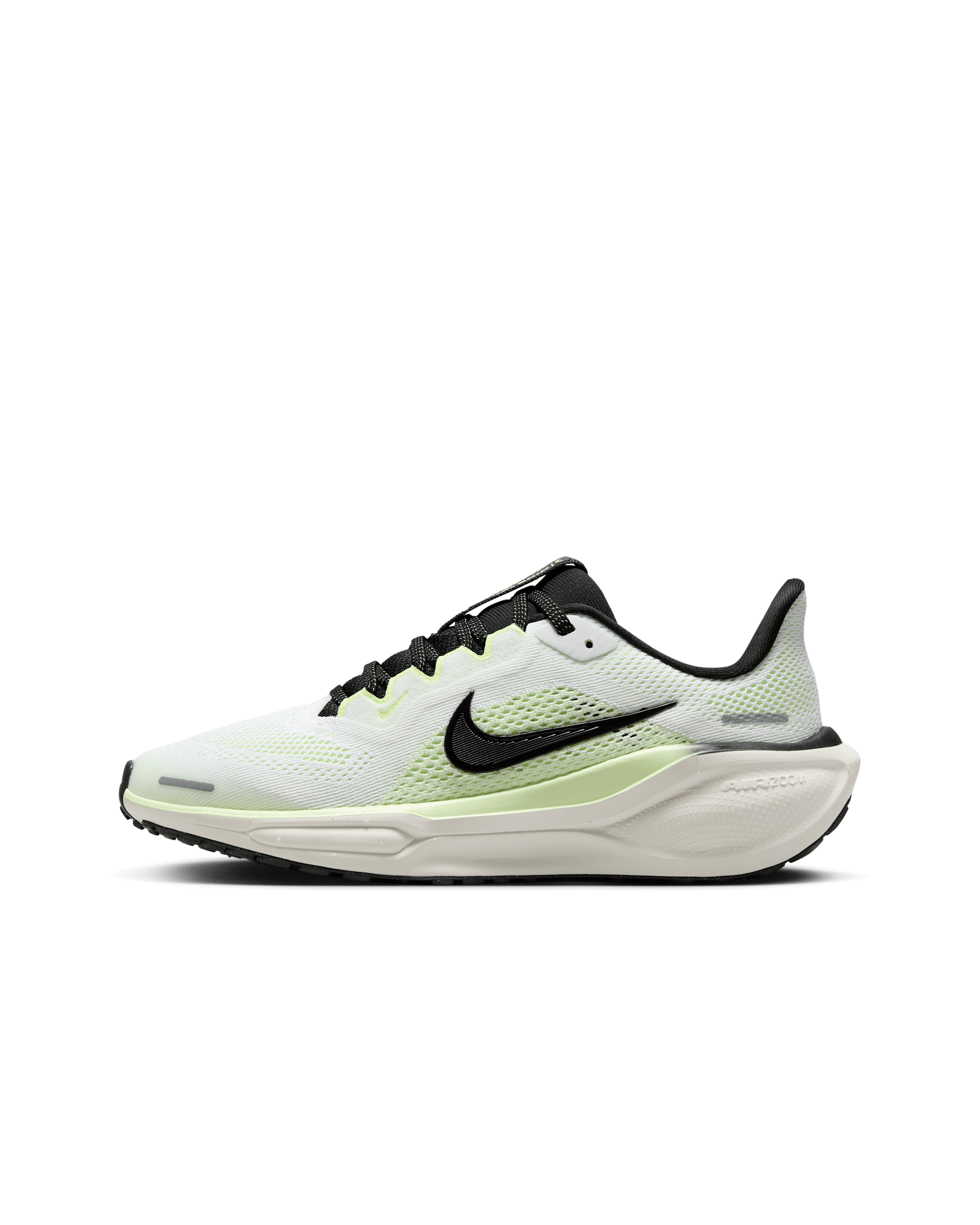 รองเท้าวิ่งโร้ดรันนิ่งเด็กโต Nike Pegasus 41 - ขาว/Barely Volt/Vintage Green/ดำ