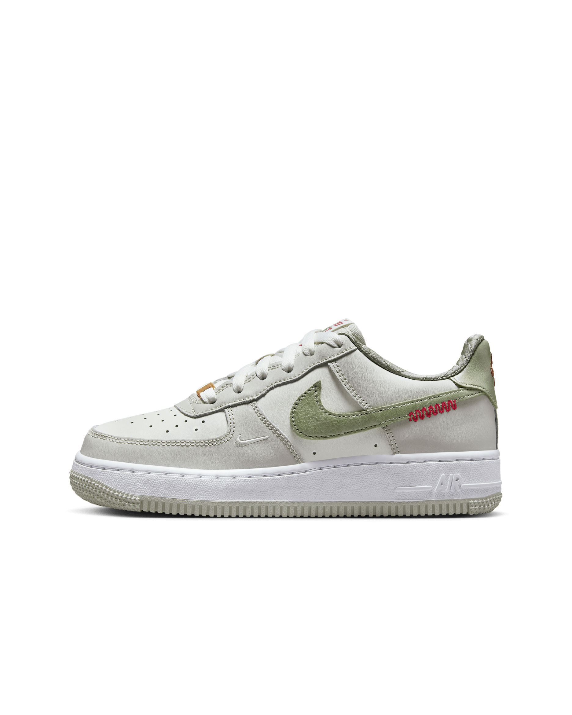 รองเท้าเด็กโต Nike Air Force 1 LV8 - Sail/ขาว/Light Bone/Olive Aura