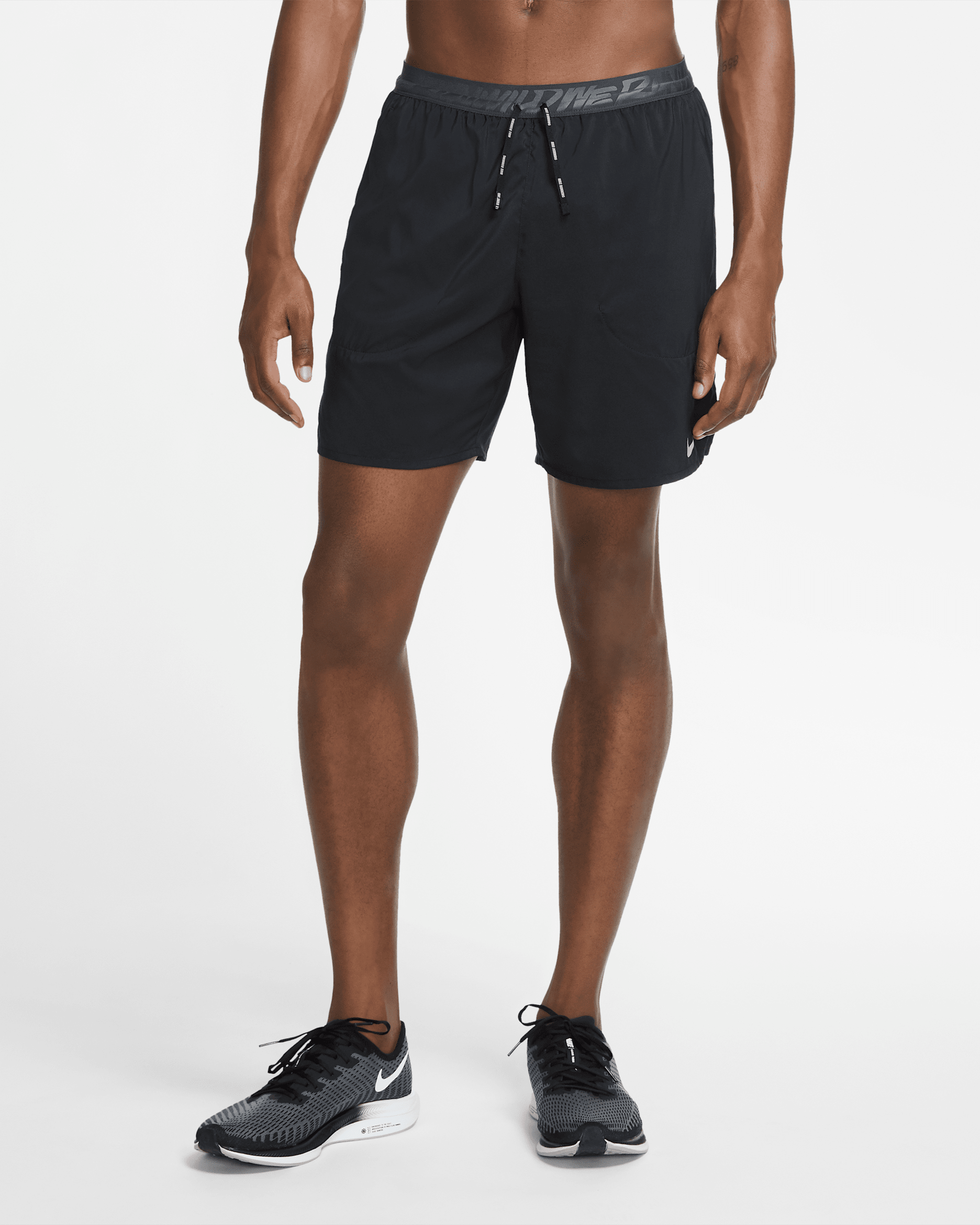 Nike Flex Stride Wild Run Men's Brief Running Shorts - Black/Dark Smoke Grey