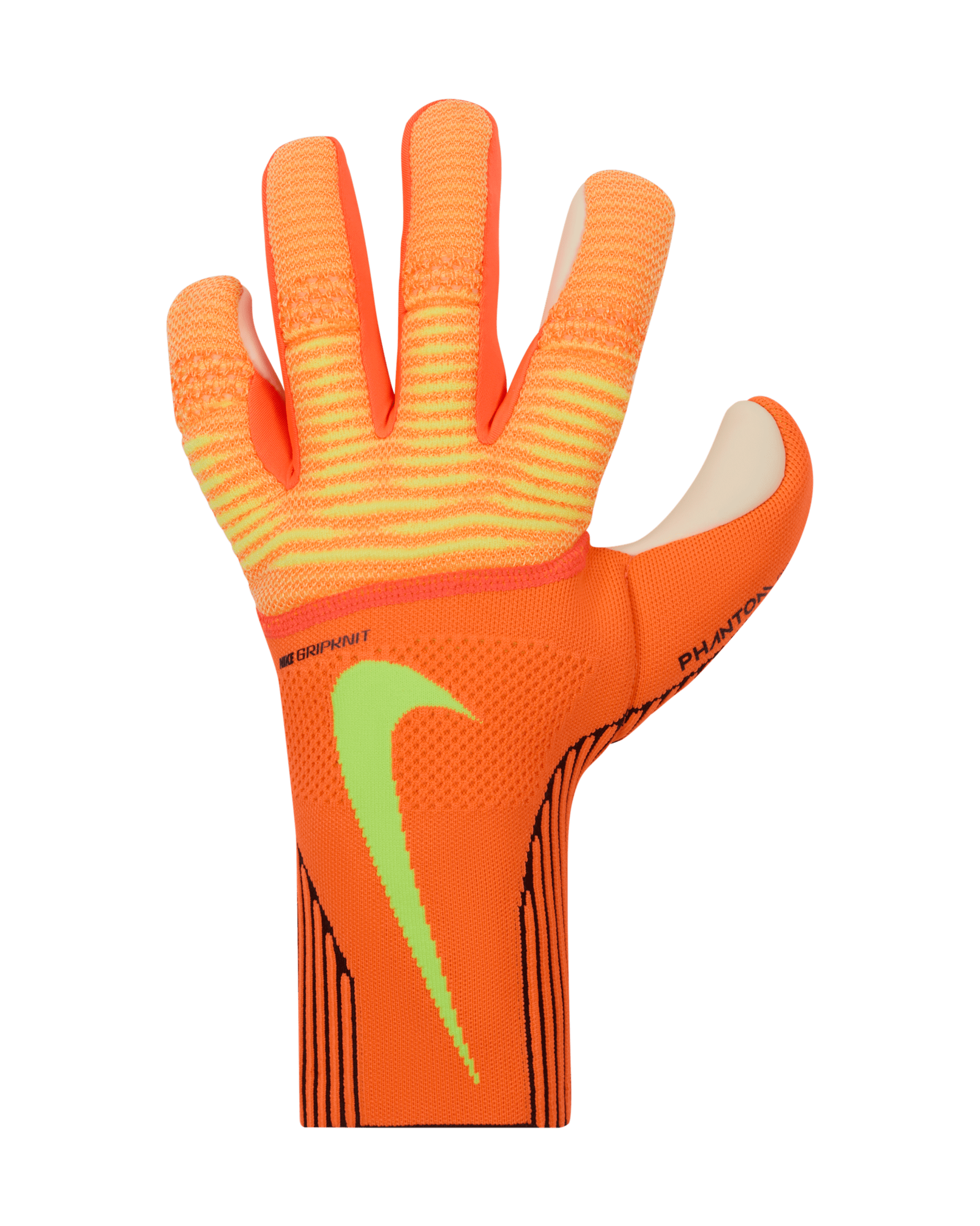 Nike Phantom Dynamic Fit Football Goalkeeper Gloves - Hyper Crimson/Volt