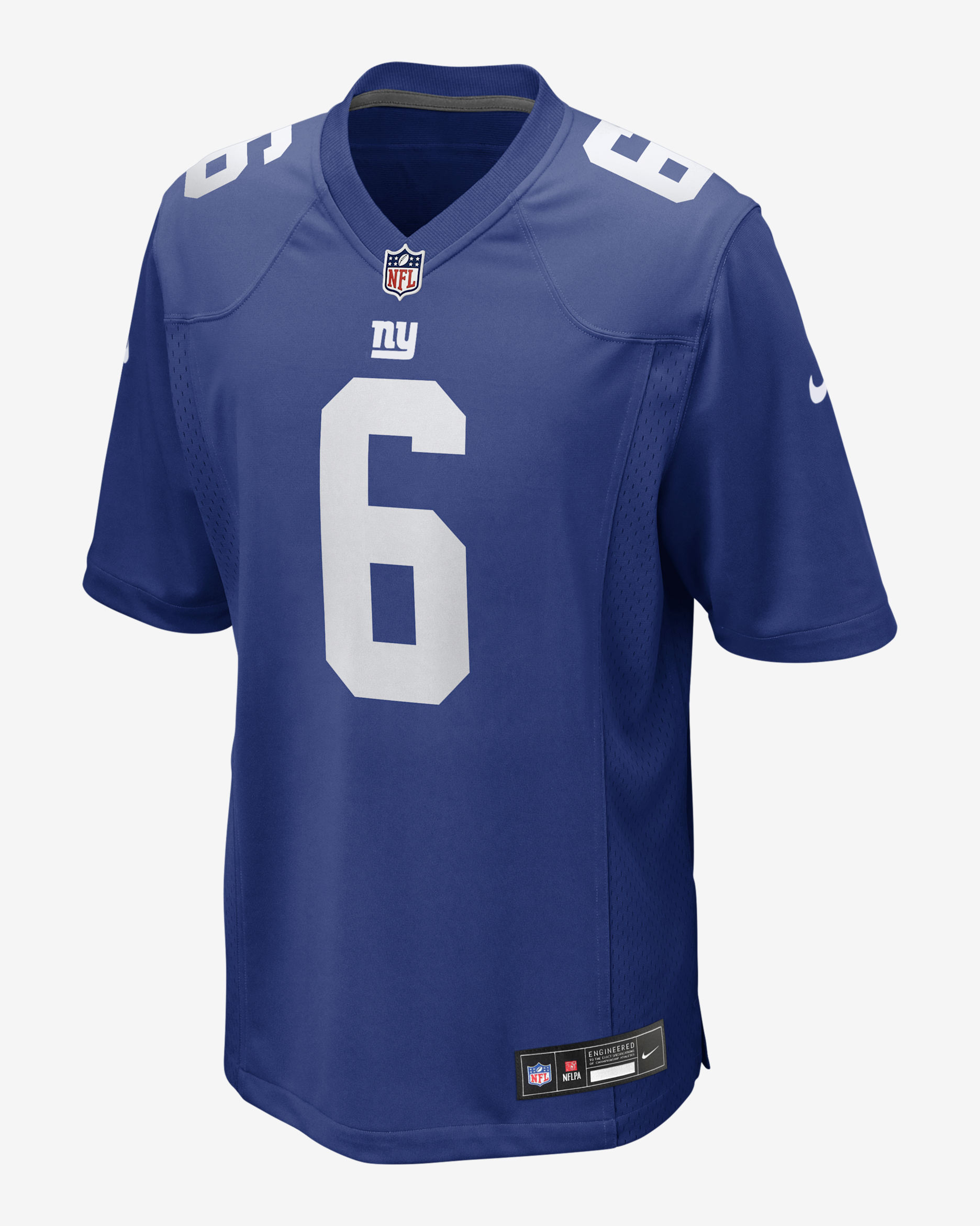 Jaxson Dart New York Giants 2025 NFL Draft First Round Pick Men's Nike NFL Game Jersey - Royal