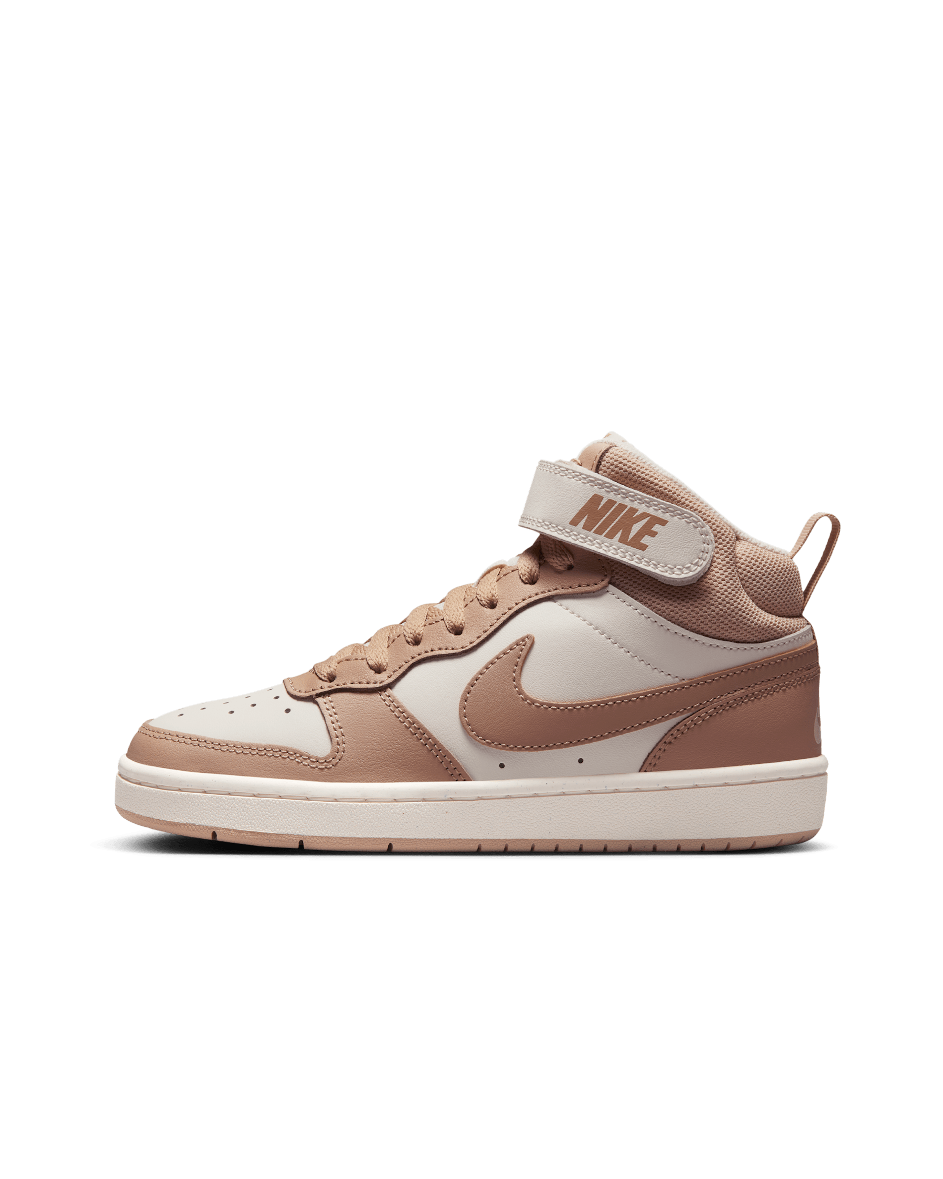 Nike Court Borough Mid 2 Older Kids' Shoes - Pale Ivory/Sail/Hemp