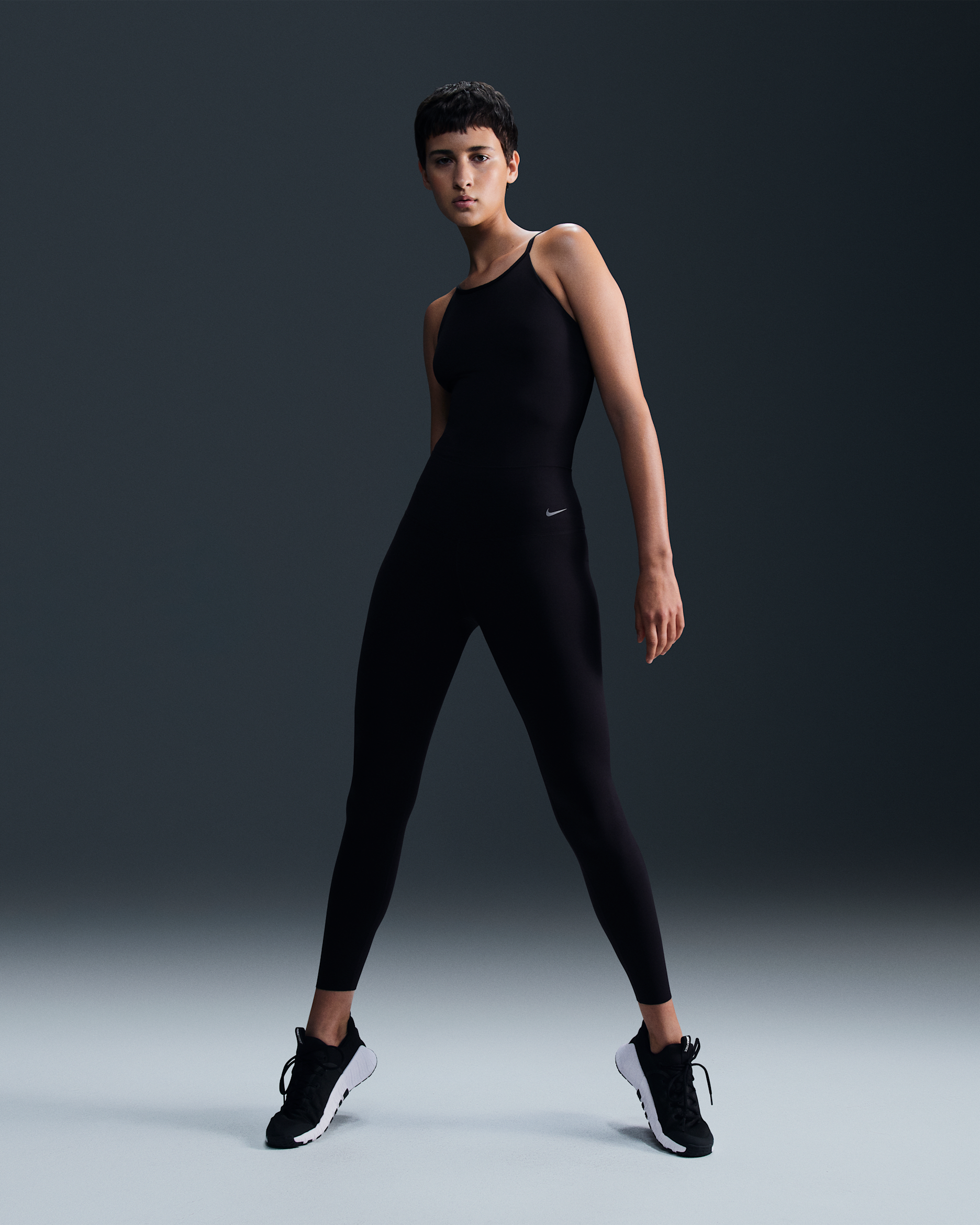 Nike Zenvy Women's High-Waisted 7/8 Leggings - Black/Black