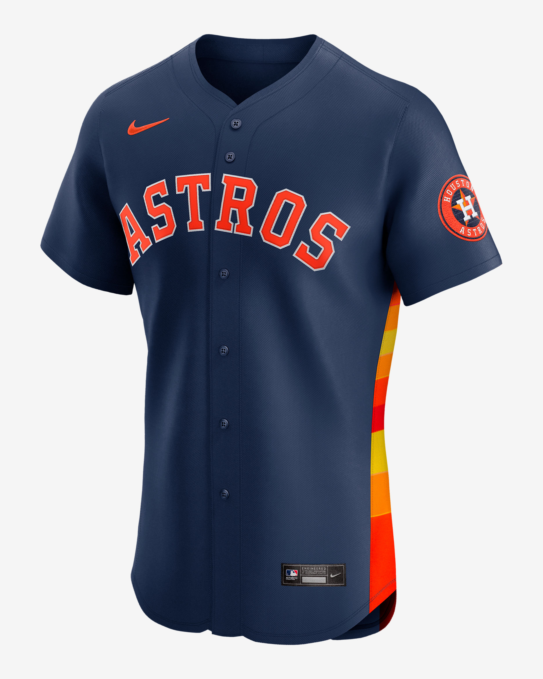 Jersey Nike Dri-FIT ADV de la MLB Elite para hombre Jose Altuve Houston Astros - Azul marino