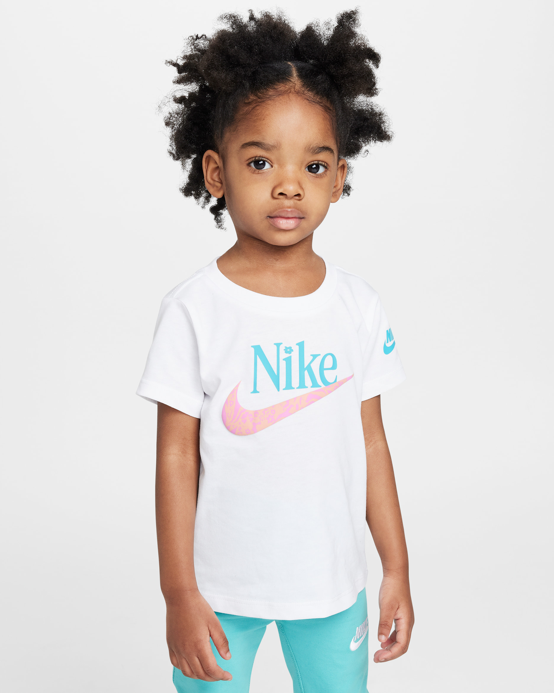 Nike Toddler Wildflower Futura T-Shirt - White
