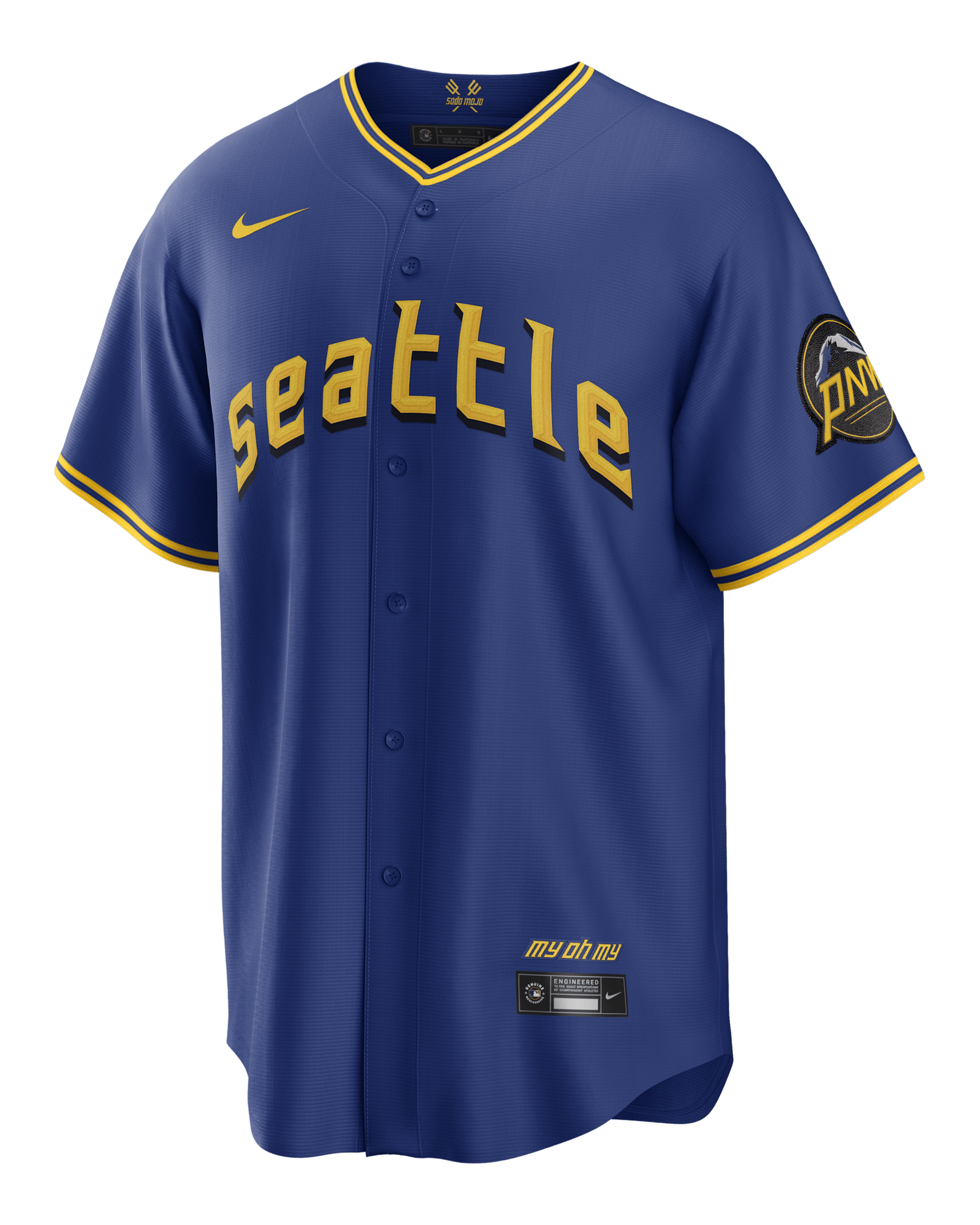 MLB Seattle Mariners City Connect Men's Replica Baseball Jersey