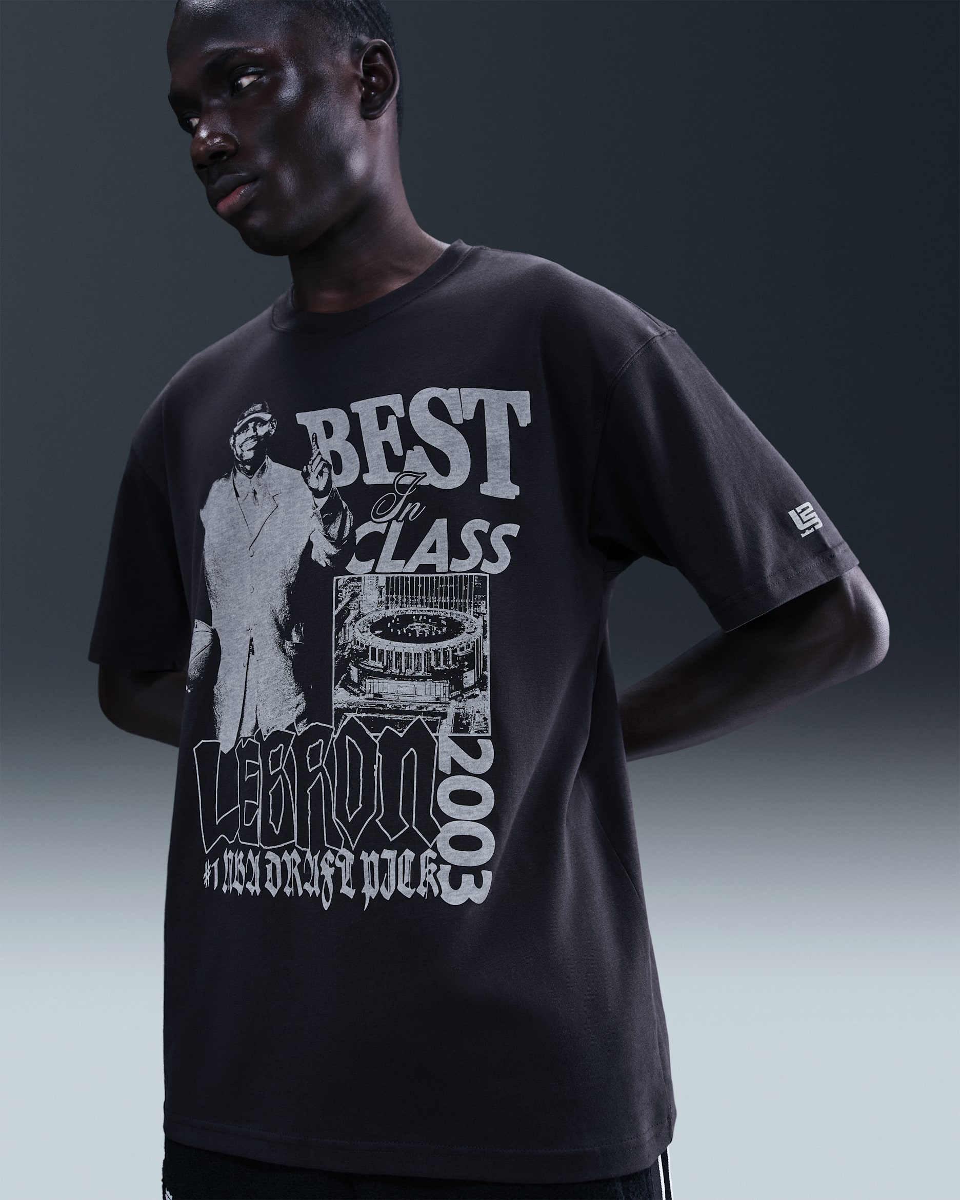 LeBron "Best In Class" Basketball-T-Shirt (Herren) - Off Noir