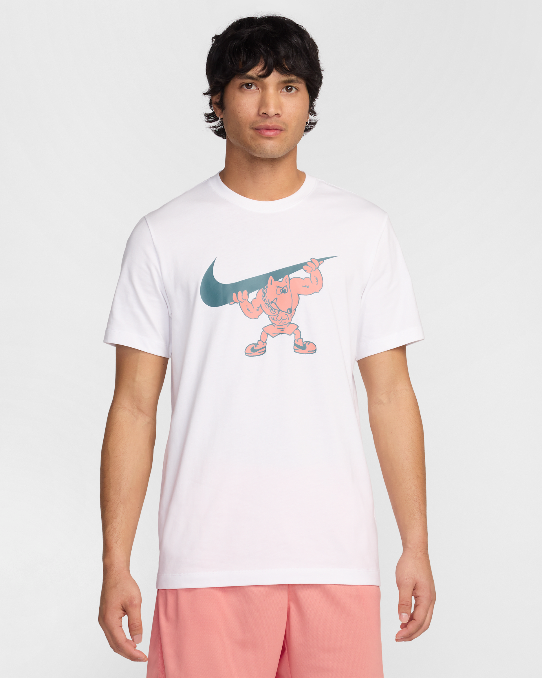 Nike Men's Fitness T-Shirt - White
