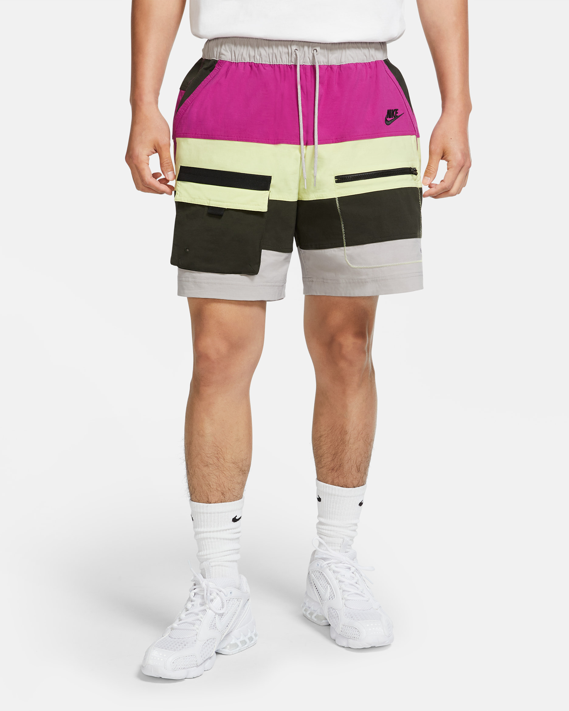Shorts de tejido Woven para hombre Nike Sportswear - Gris universitario