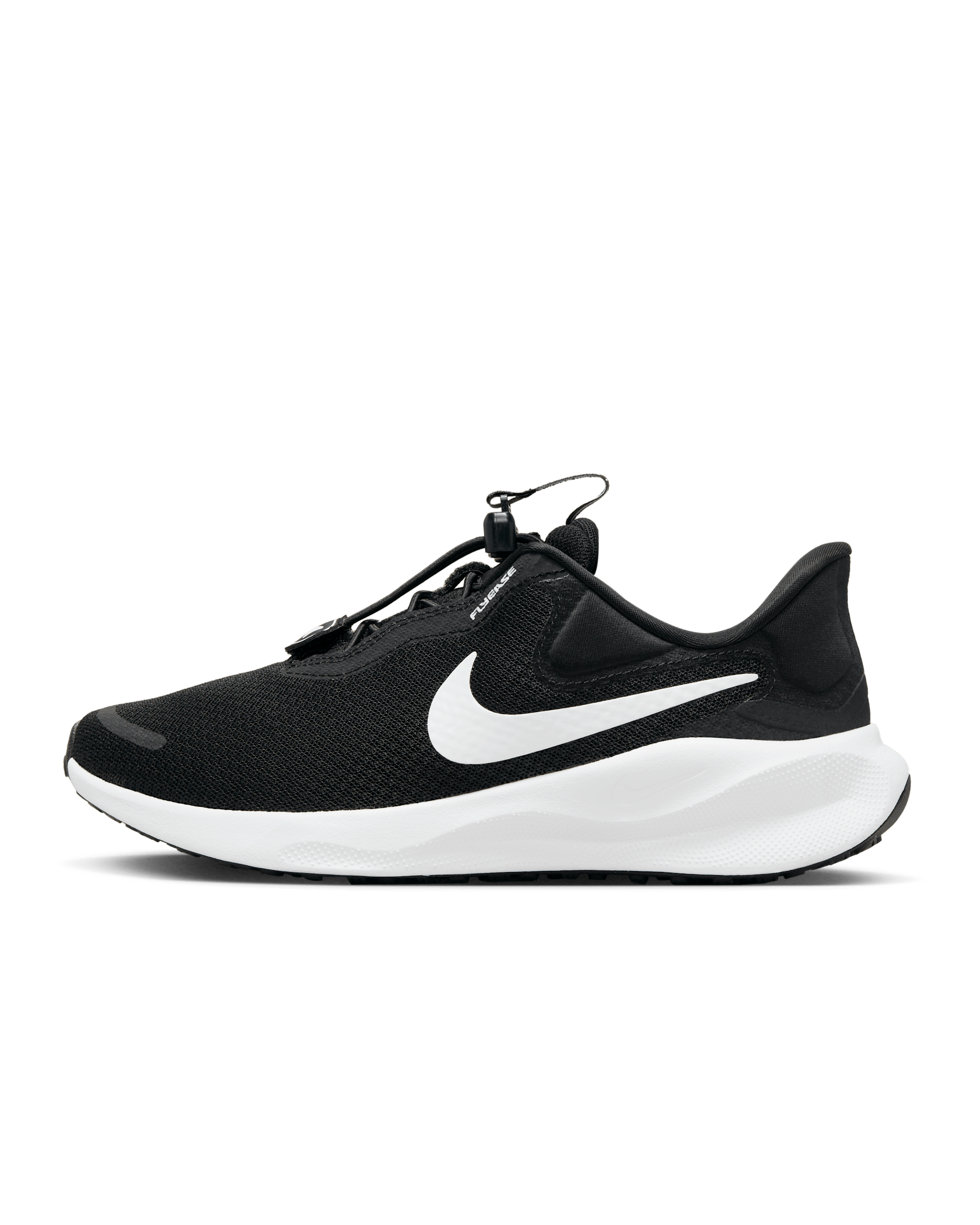 Nike Revolution 7 EasyOn Women's Easy On/Off Road Running Shoes - Black/White