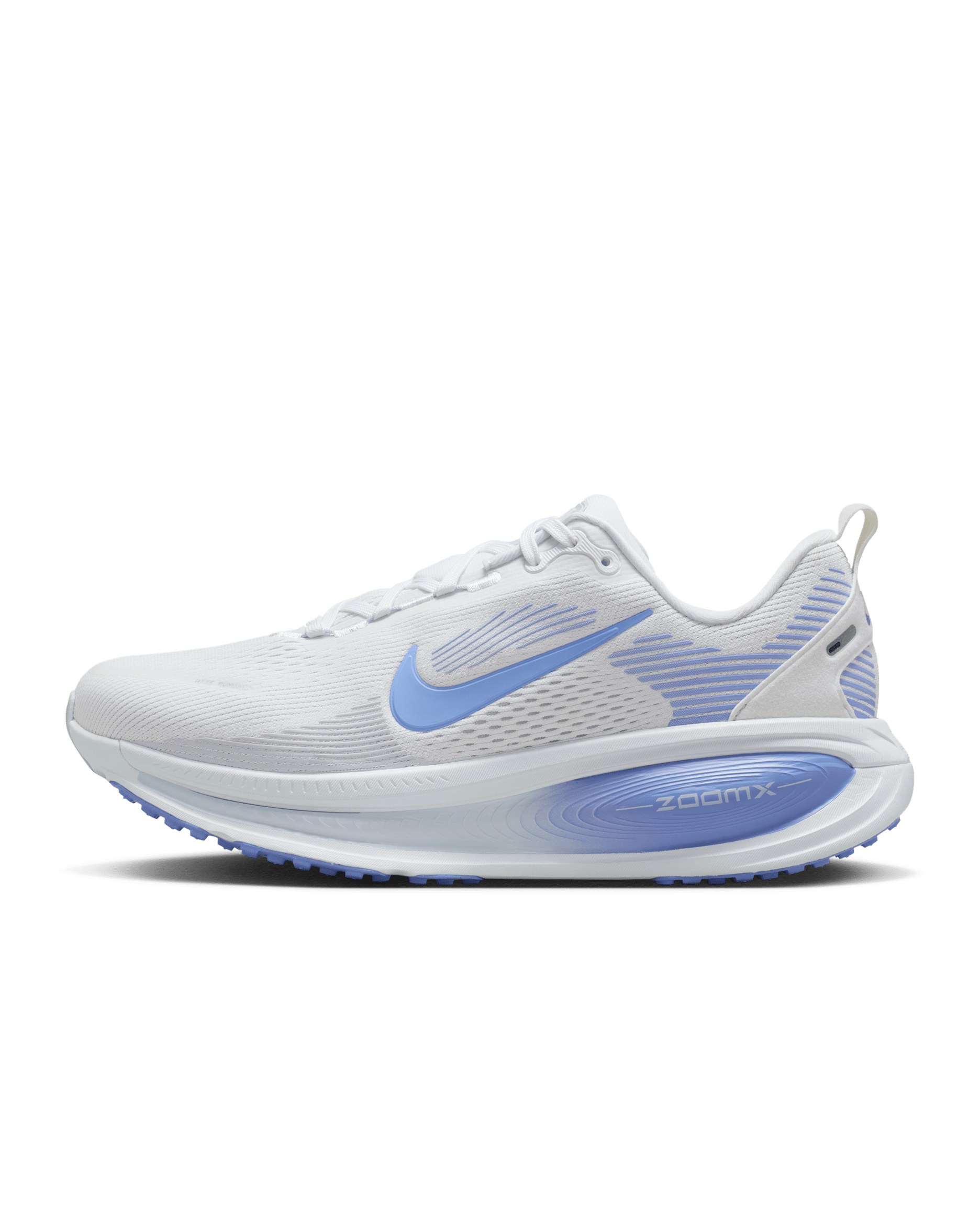 Nike Vomero 18 Women's Road Running Shoes (Extra Wide) - White/Football Grey/Royal Pulse