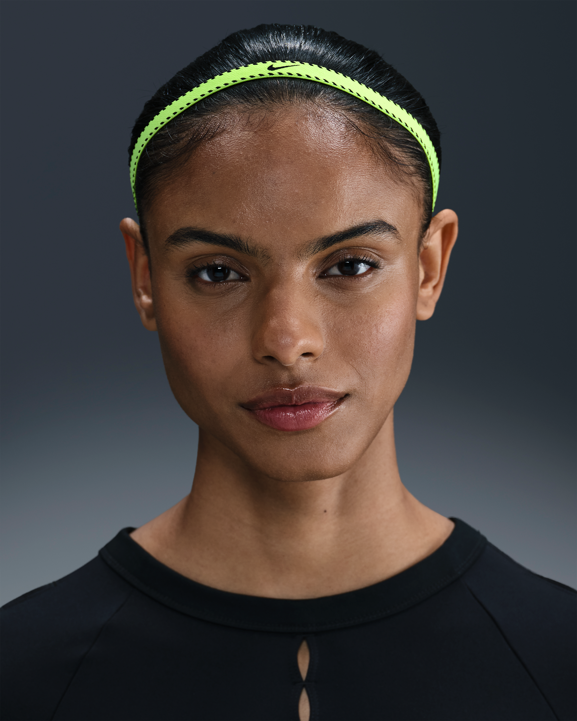 Nike Flex Stirnbänder (6er-Pack) - Volt/Vivid Pink/Weiß