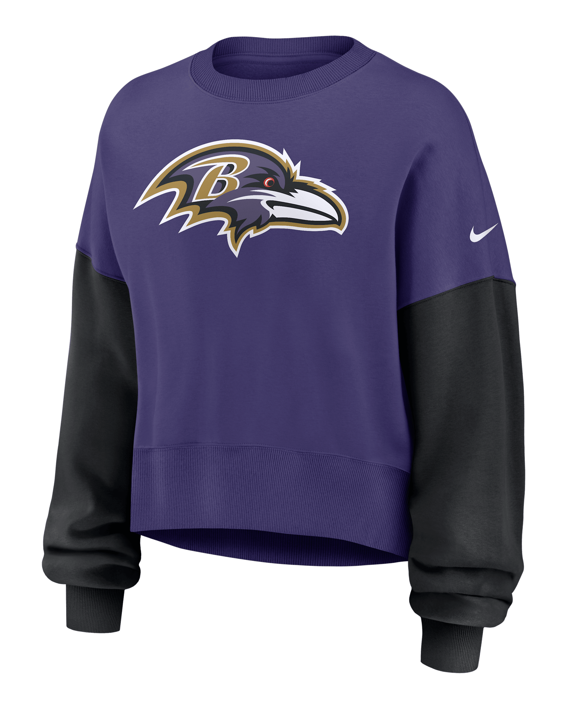 Baltimore Ravens Women's Nike NFL Pullover Crew - Purple