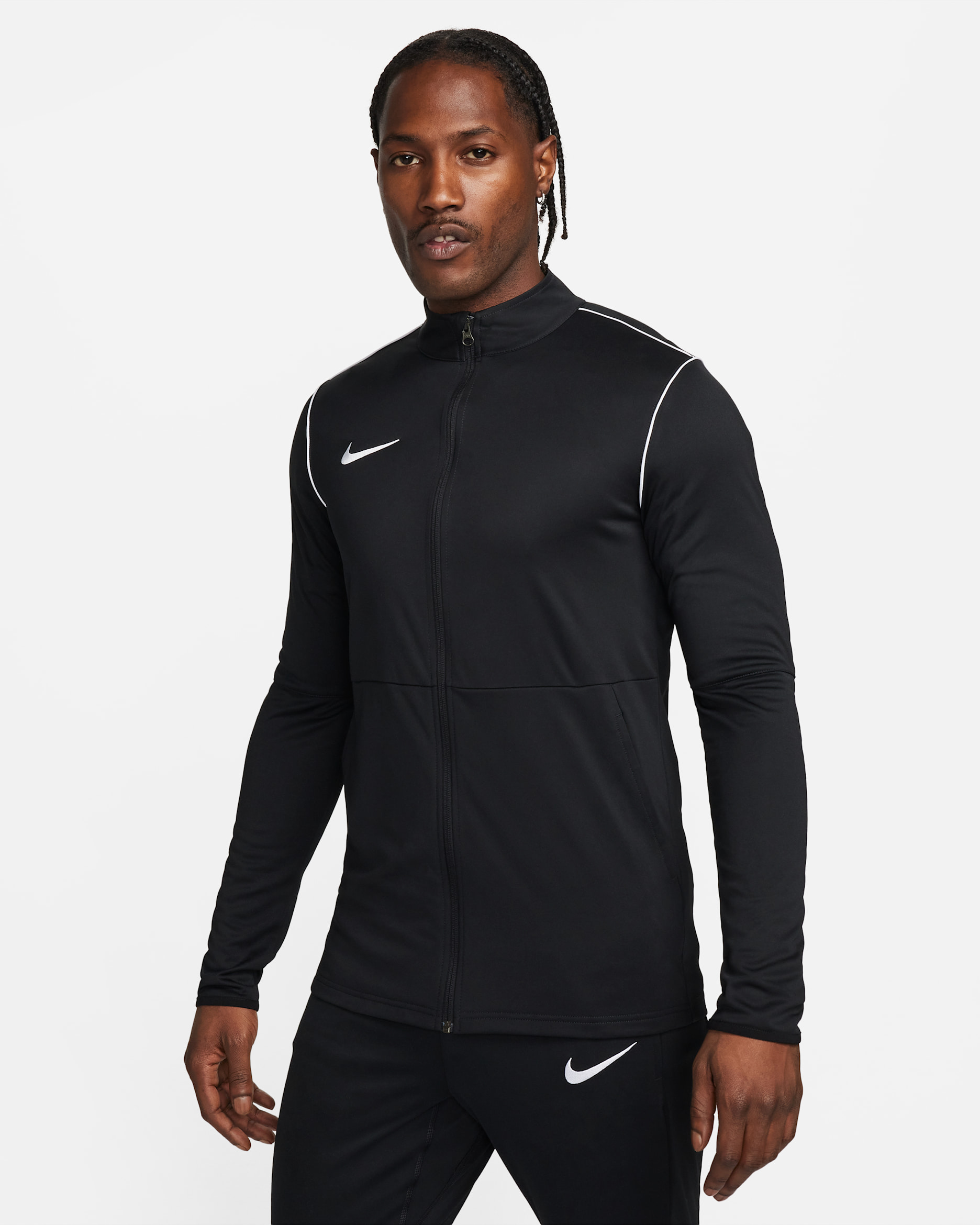 Nike Park20 Men's Dri-FIT Soccer Track Jacket - Black/White/White