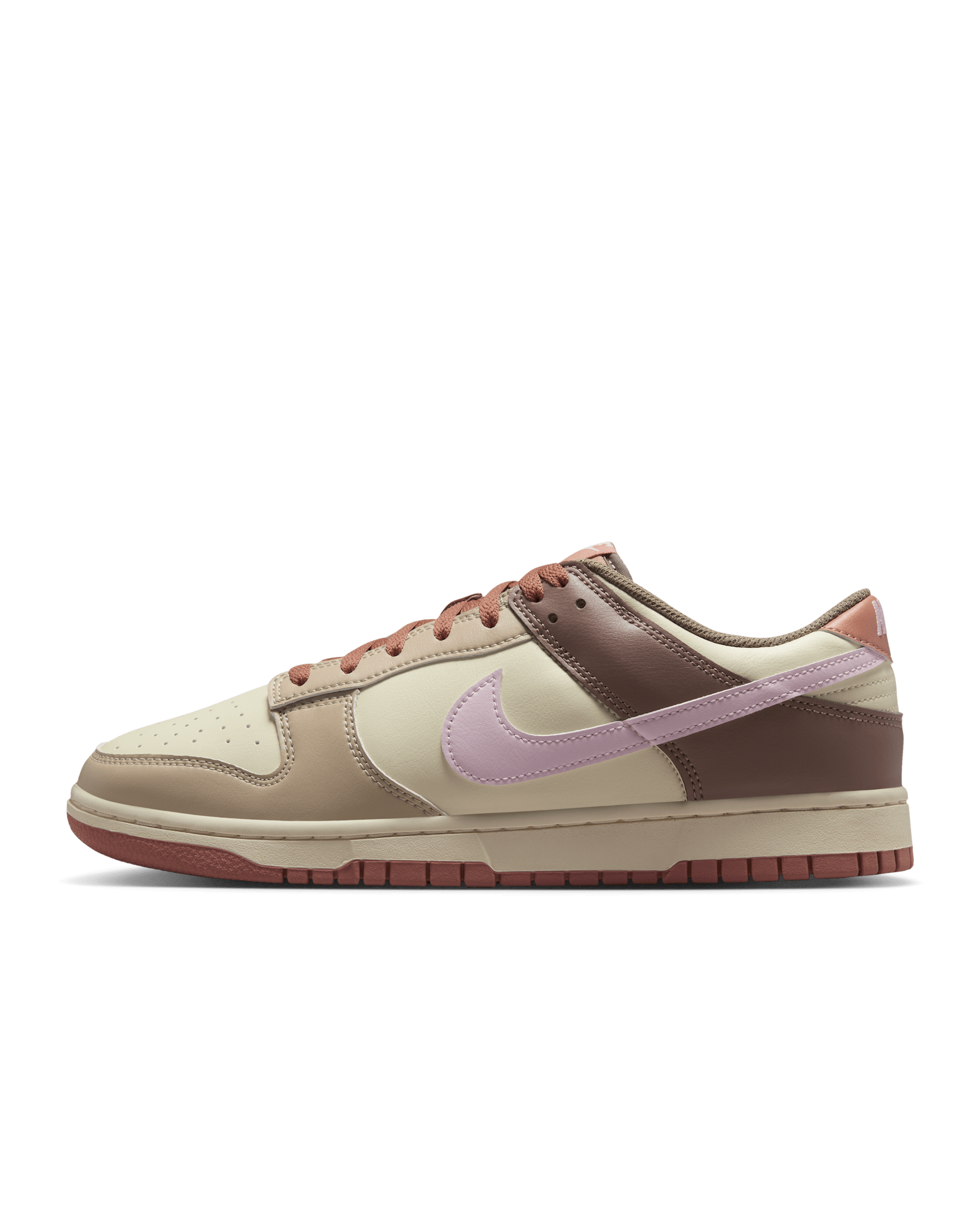 Tenis para hombre Nike Dunk Low Retro - Caqui desierto/Leche de coco/Marrón visón/Espuma rosa